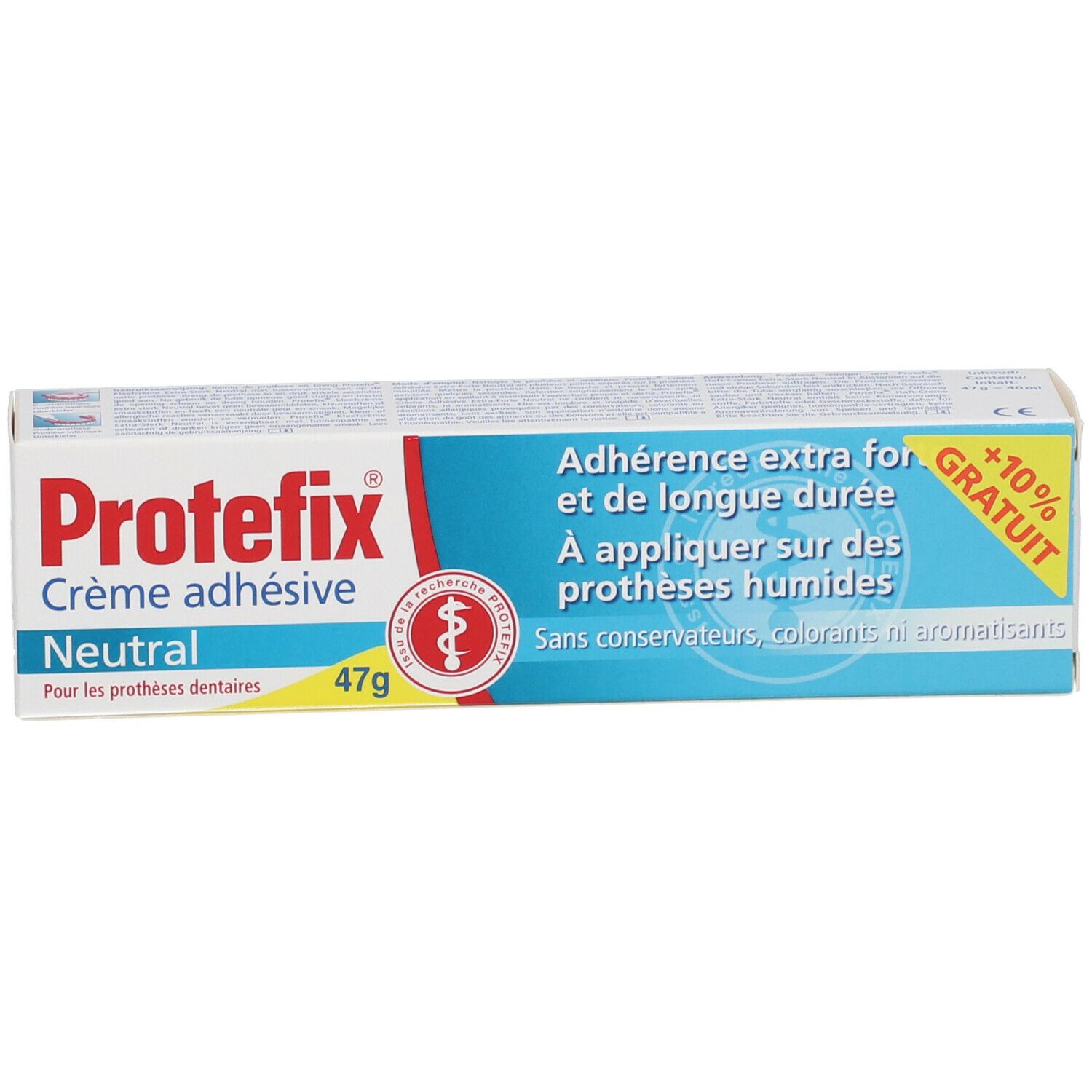 Protefix® Crème adhésive Neutral + 10 % offert