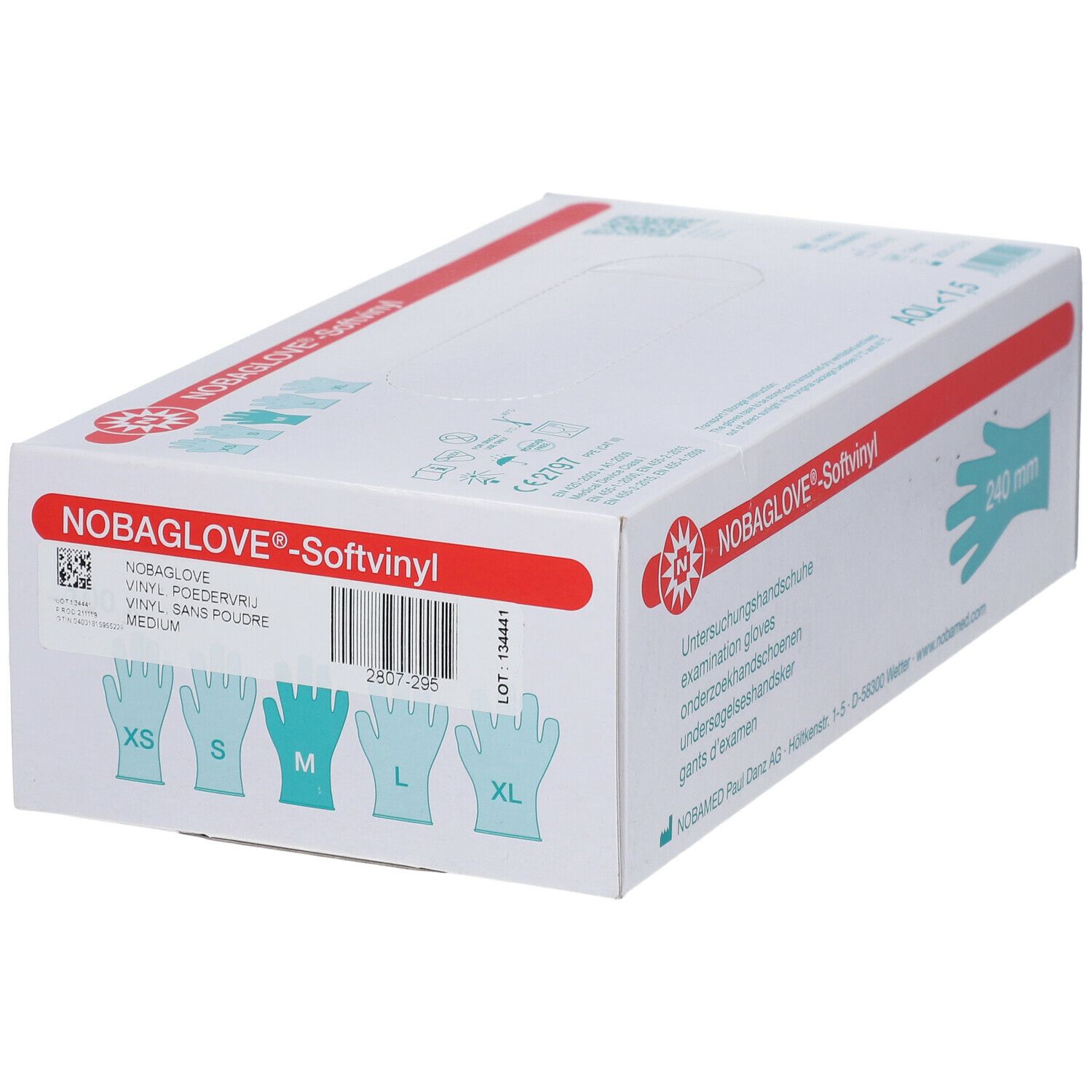 NOBAGLOVE®-Softvinyl Handschuhe Gr. M