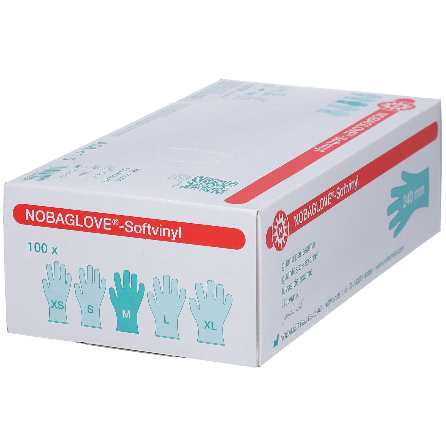 NOBAGLOVE®-Softvinyl Handschuhe Gr. M