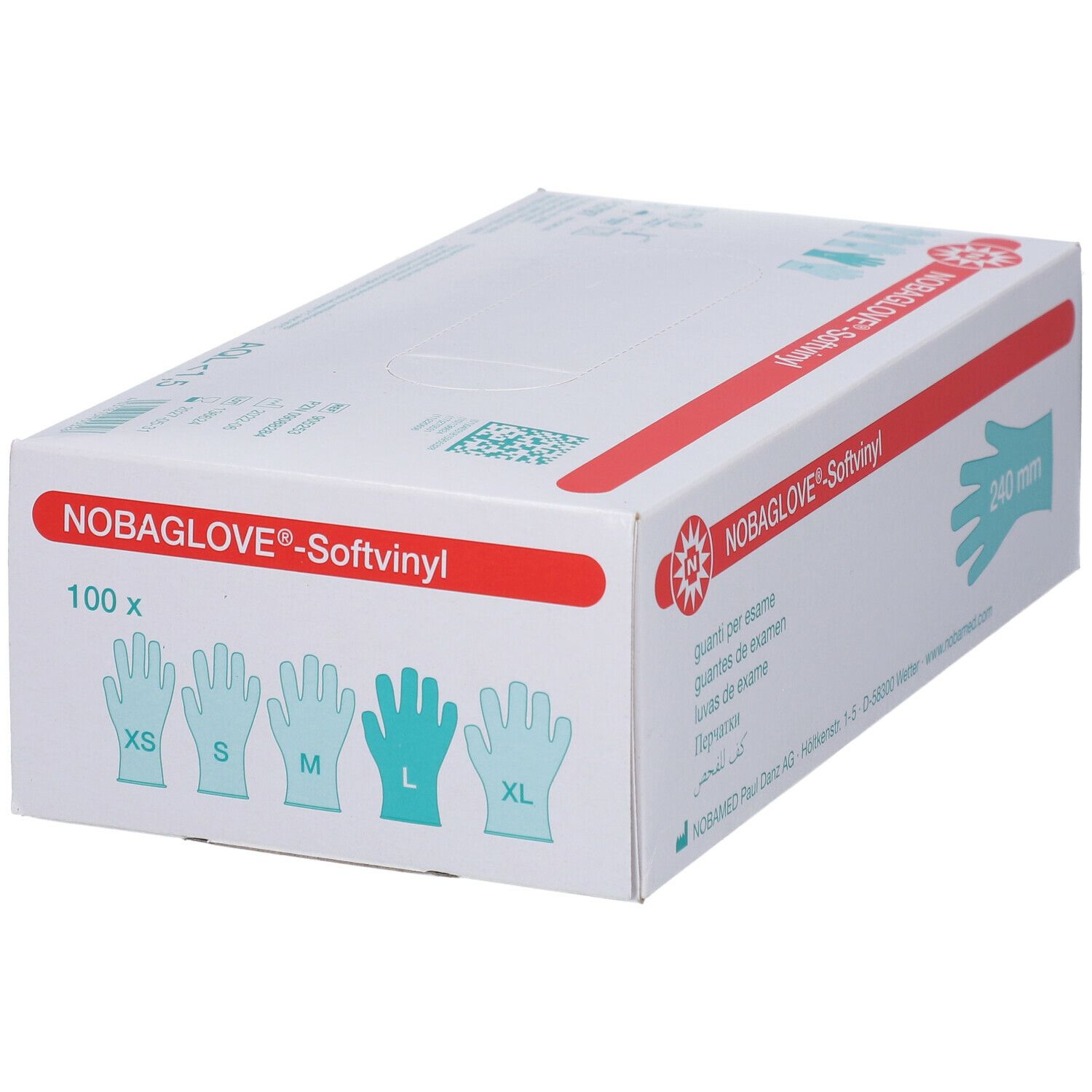 NOBAGLOVE®-Softvinyl Handschuhe Gr. L