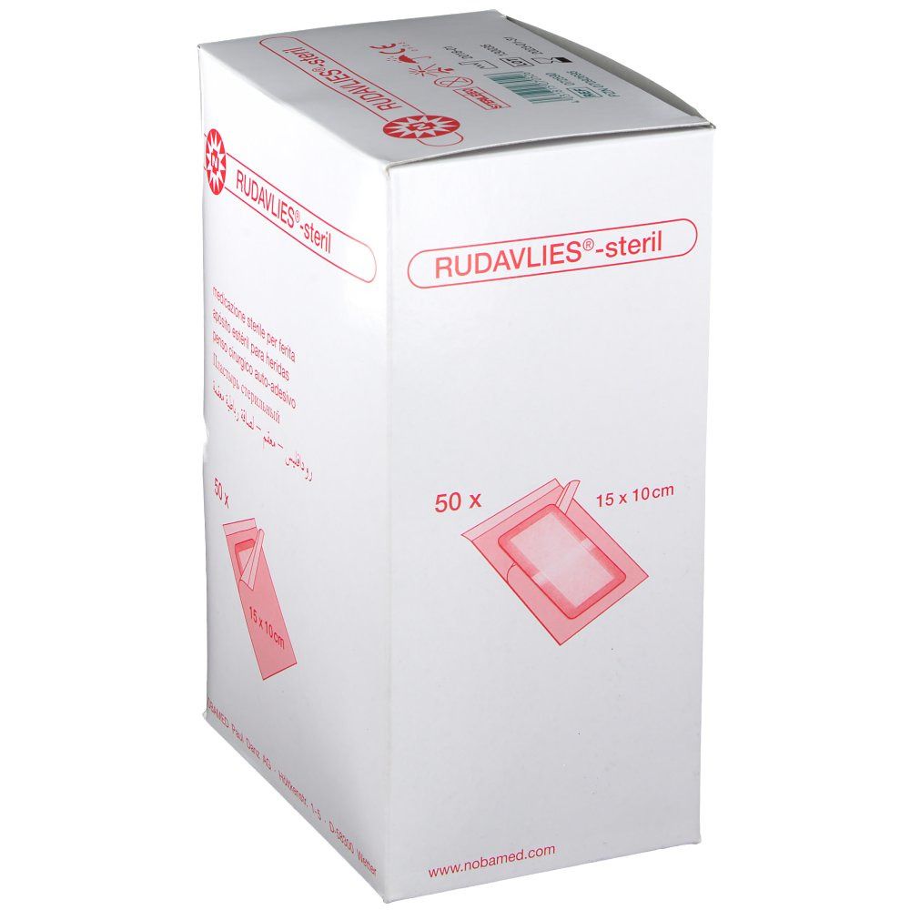 RUDAVLIES®-steril Verbandpflaster 10 x 10 cm