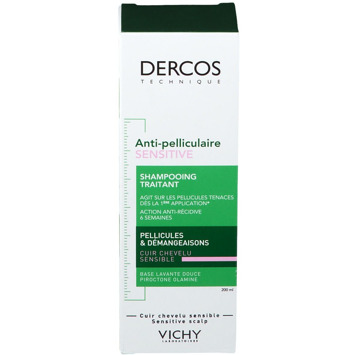 VICHY Dercos Technique Anti-Pelliculaire Sensitive Shampooing Traitant