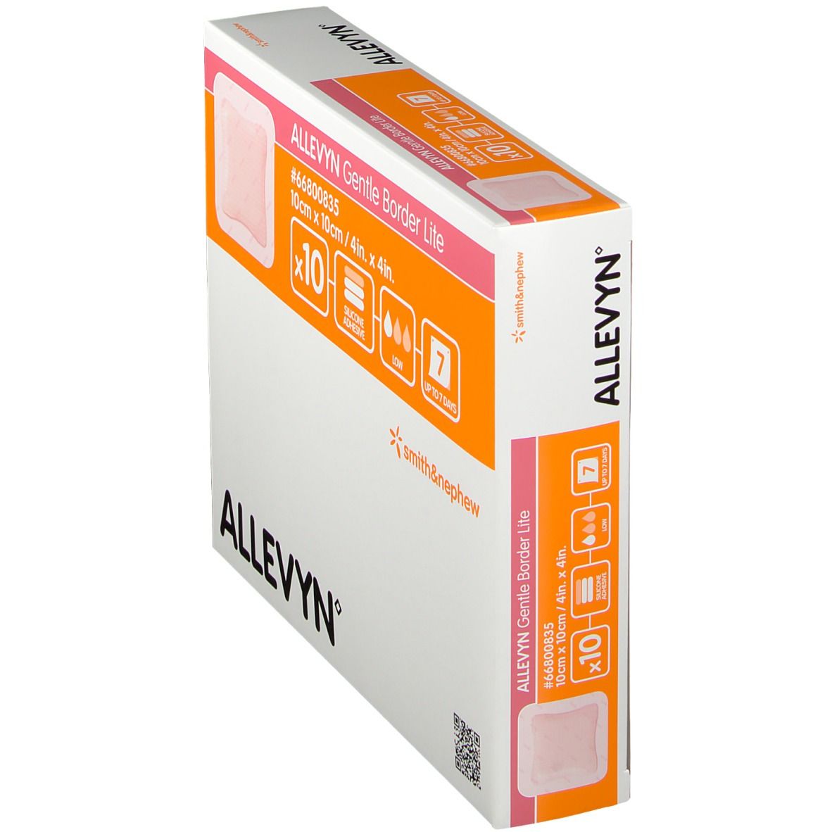 smith & nephew ALLEVYN Gentle Border Lite Schaumverband 10 x 10 cm