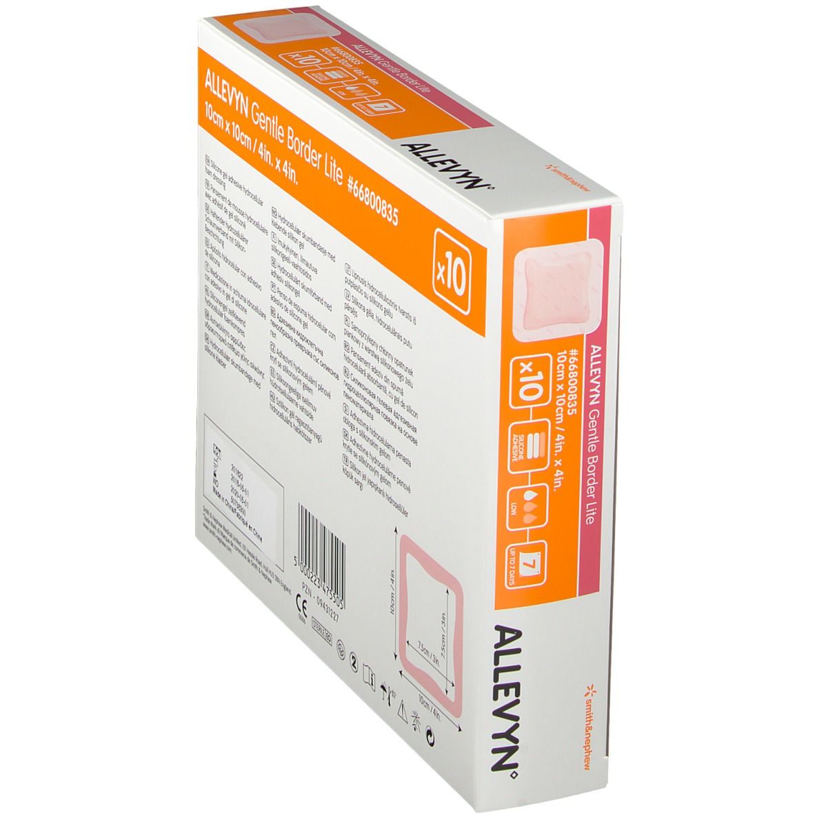 smith & nephew ALLEVYN Gentle Border Lite Schaumverband 10 x 10 cm