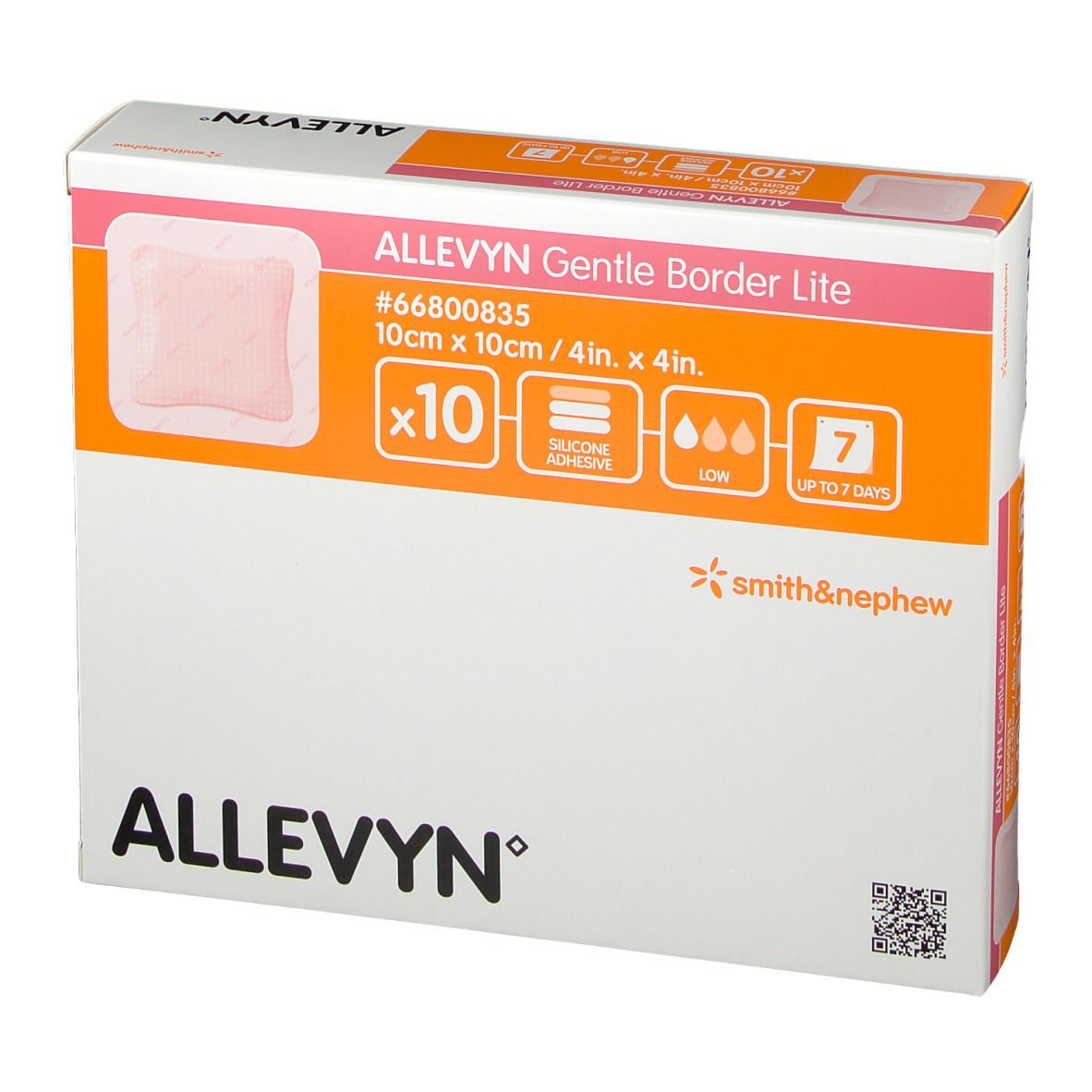 smith & nephew ALLEVYN Gentle Border Lite Schaumverband 10 x 10 cm