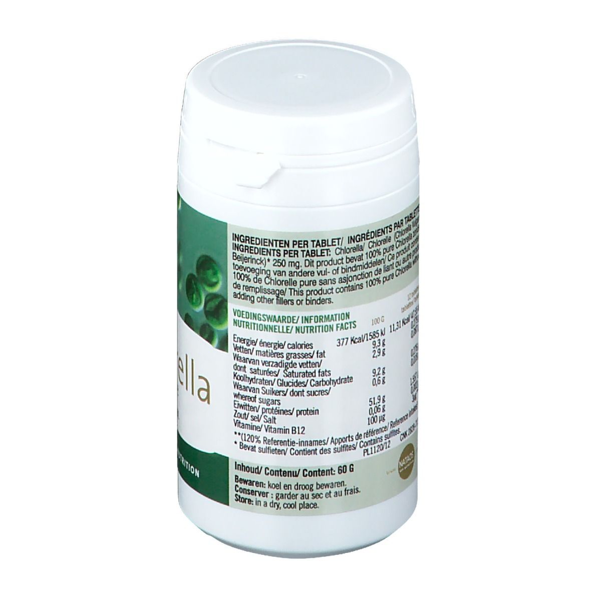 Nataos Key Nutrition Chlorella Pure