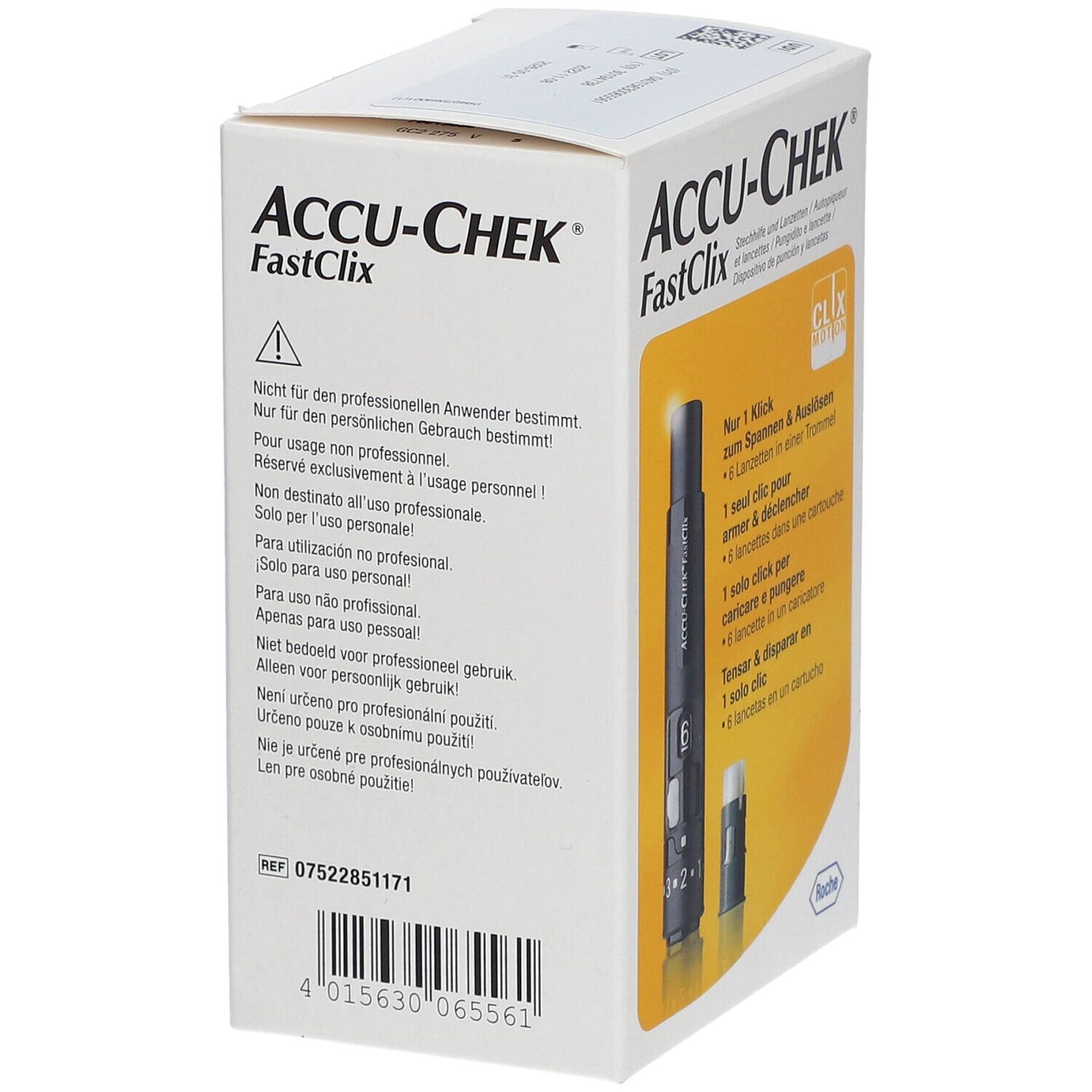 ACCU-CHEK® FastClix Stechhilfe + Kartusche mit 6 Lanzetten