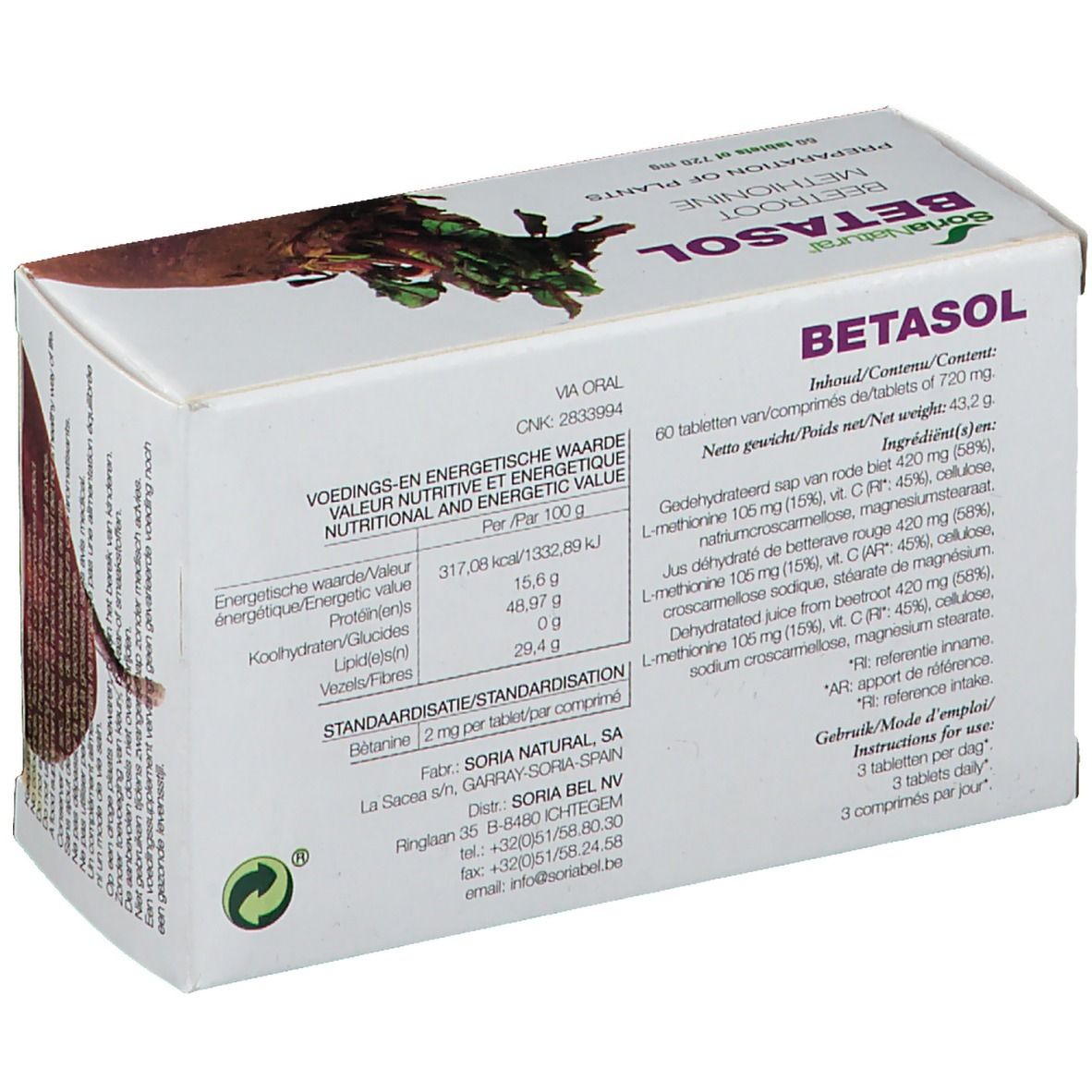 Soria Natural® Betasol
