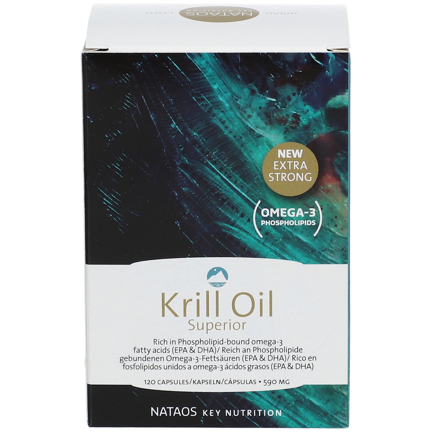 Nataos Key Nutrition Krill Oil Superior 500 mg