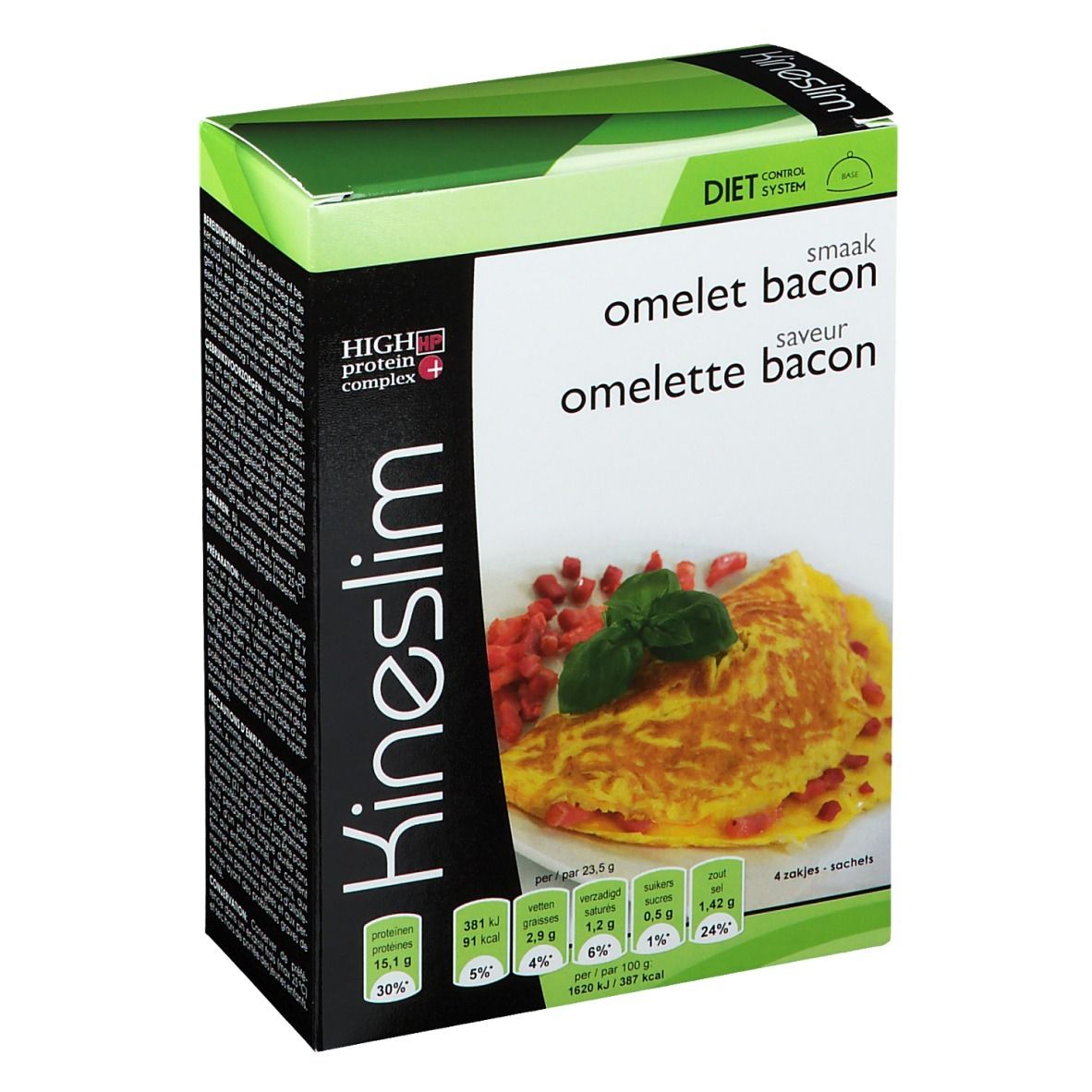Kineslim Omelette mit Speck