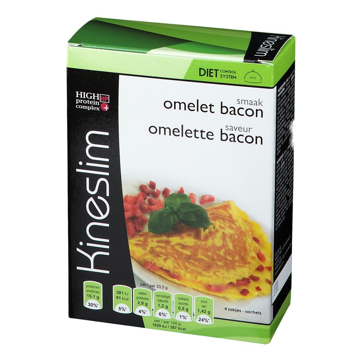 Kineslim Omelette mit Speck