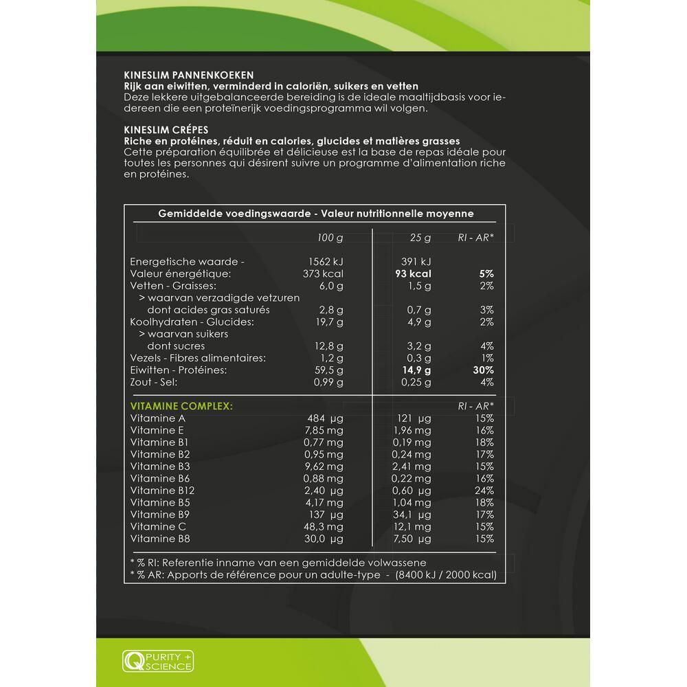 Kineslim Pfannkuchenmix