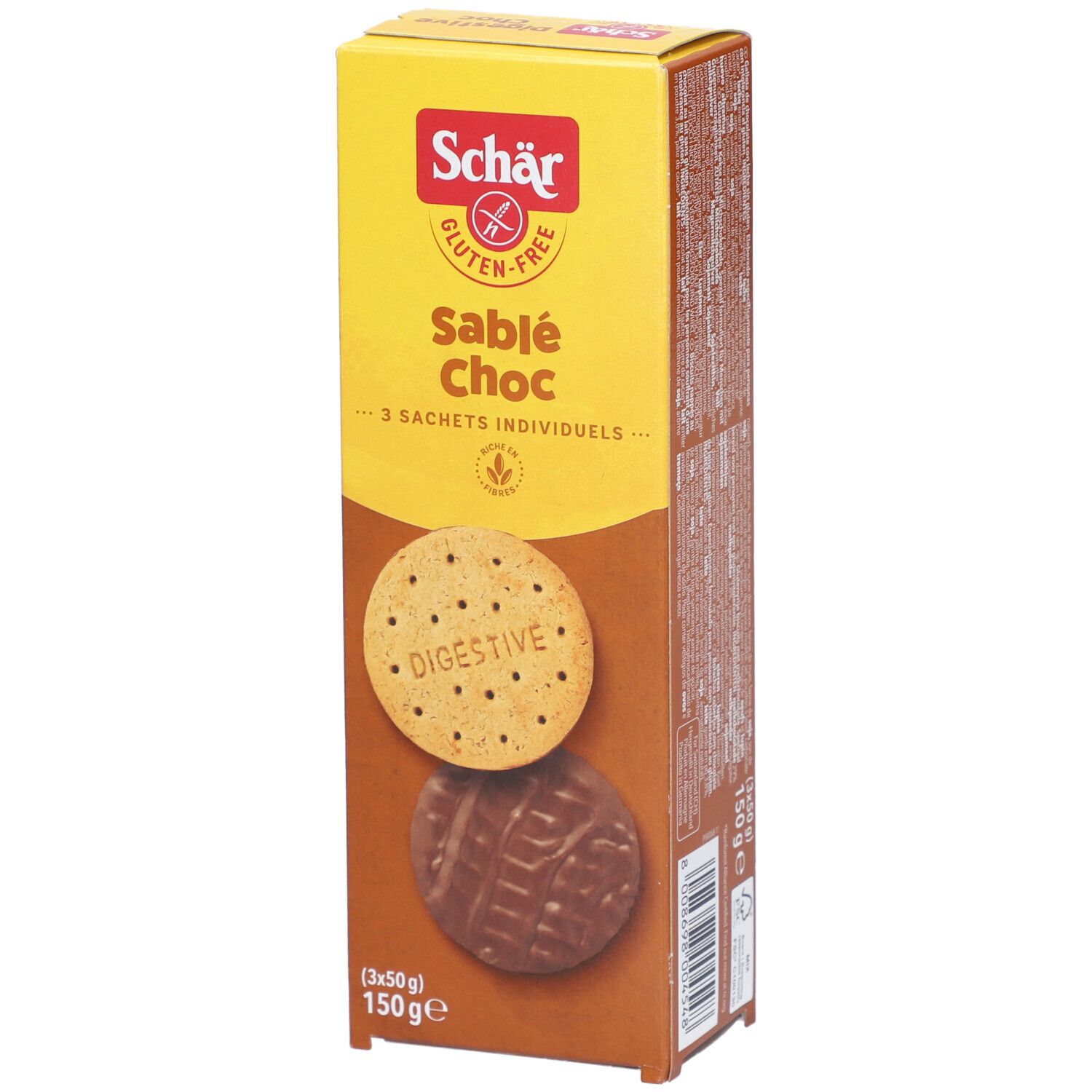 Schär Digestive Sablé Choc Biscuits Sans Gluten