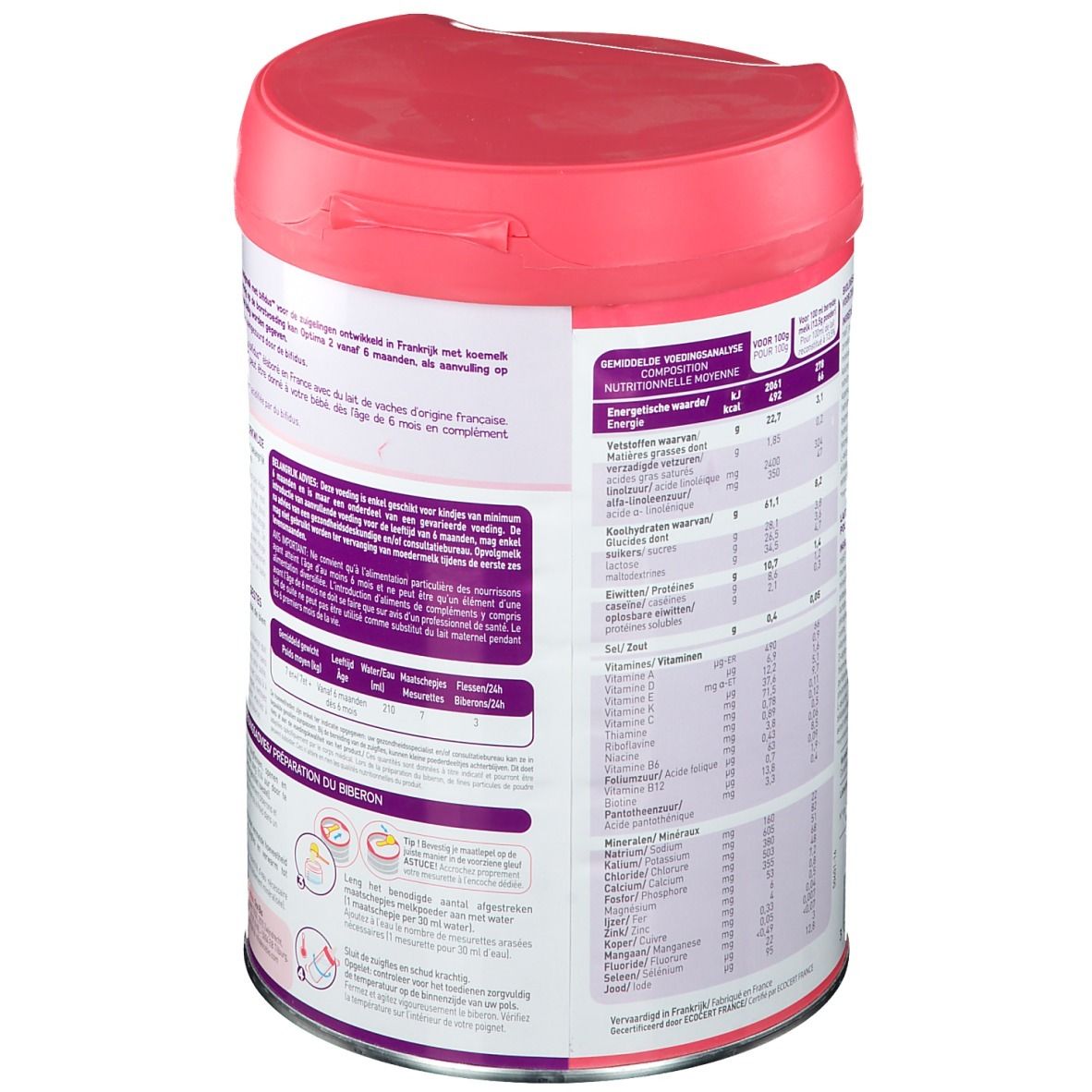 babybio® Optima 2 Folgemilch +6