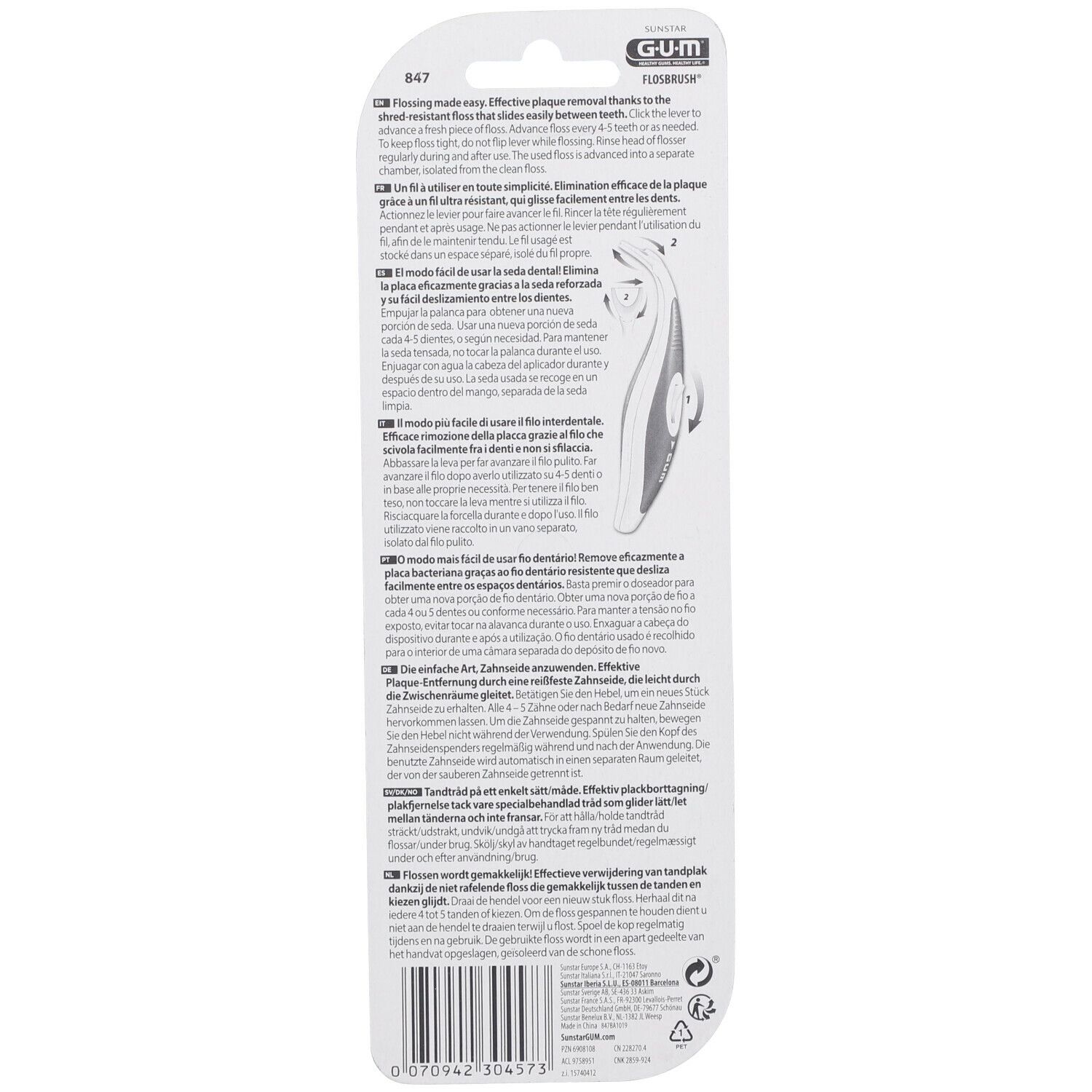 GUM® Flosbrush® Automatic