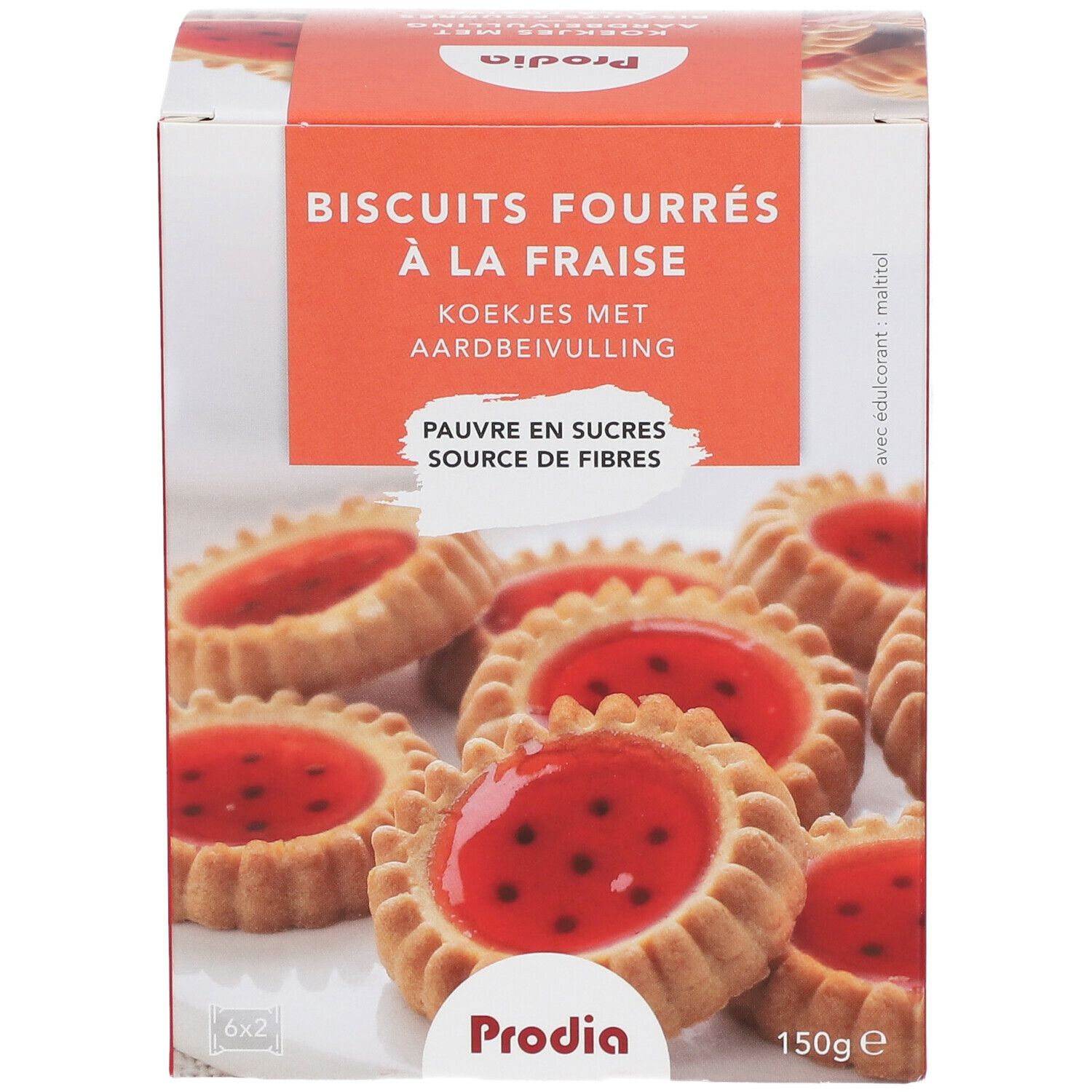 Prodia Biscuits fourrés à la fraise