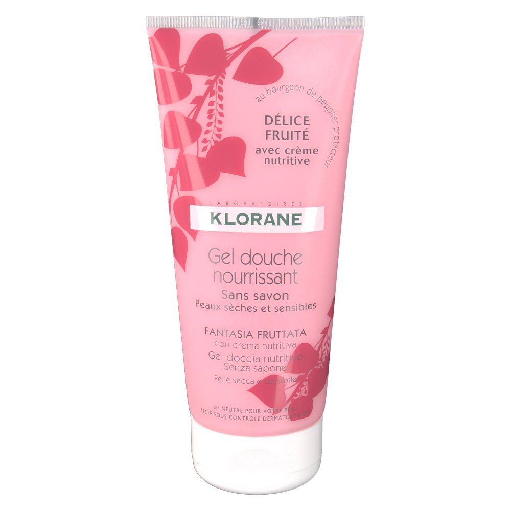 Klorane Rückfettendes Duschgel Pink Berry