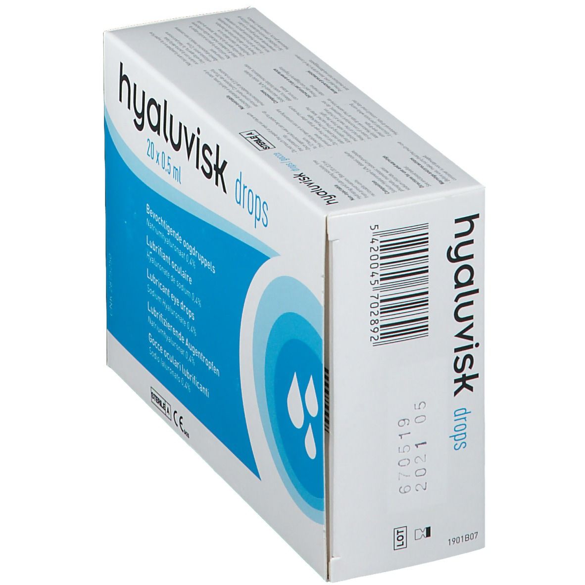hyaluvisk® Gouttes Collyre lubrifiant pour chiens & chats