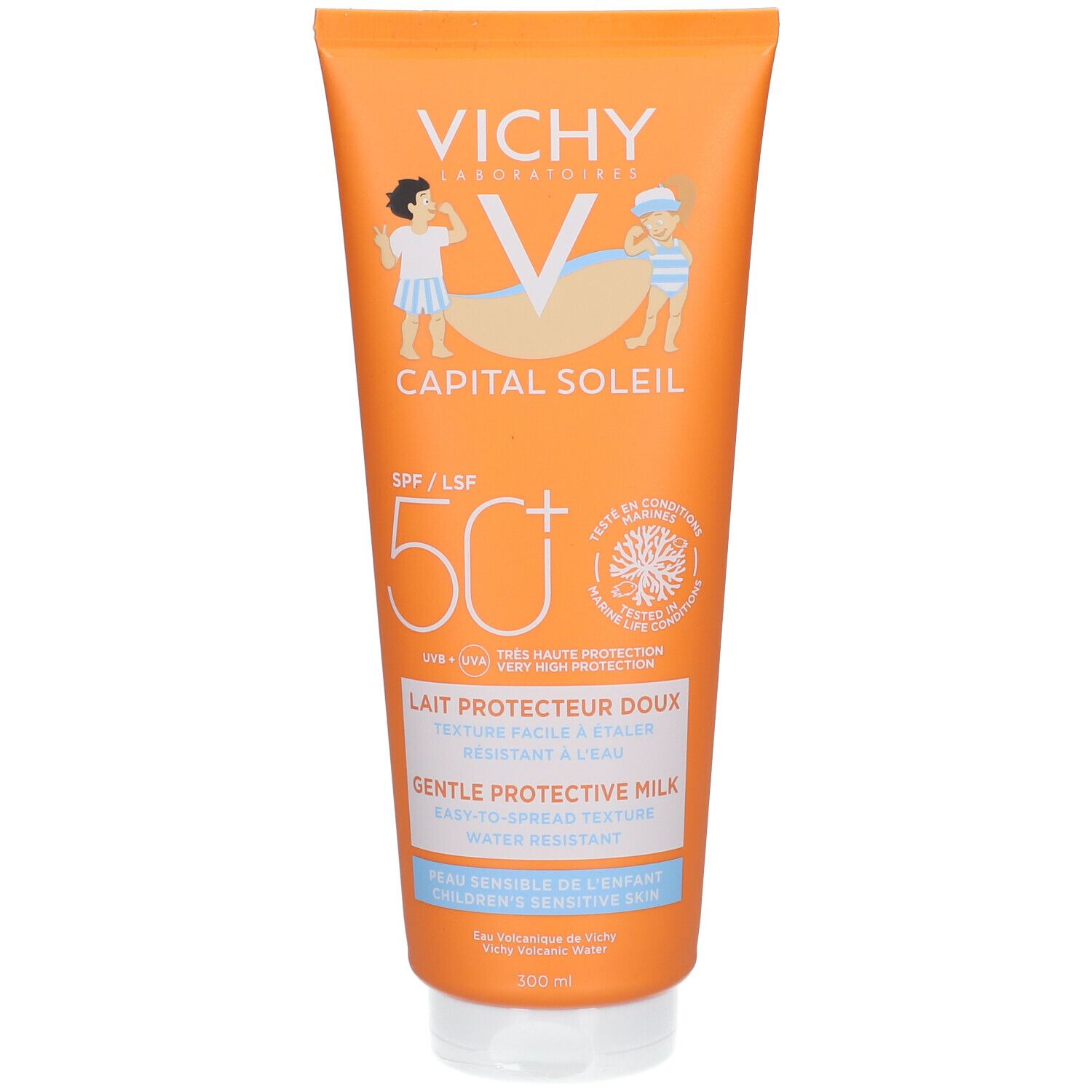 VICHY Idéal Soleil Schonende Sonnen-Milch für Kinder mit LSF 50