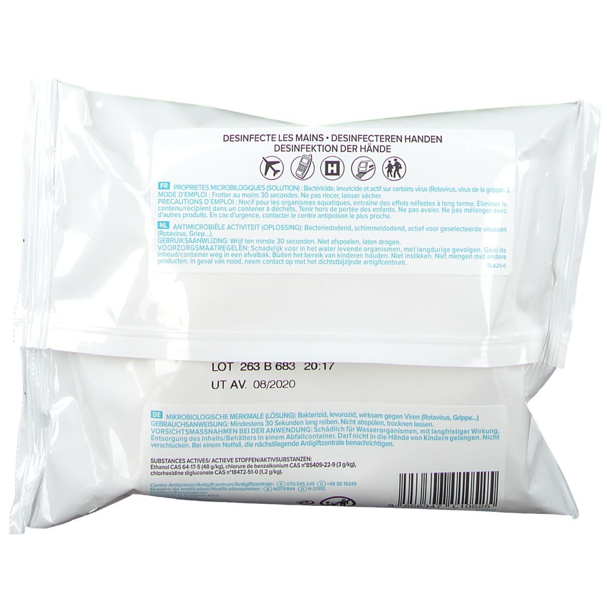 Prevens Familie Lingettes Antiseptiques