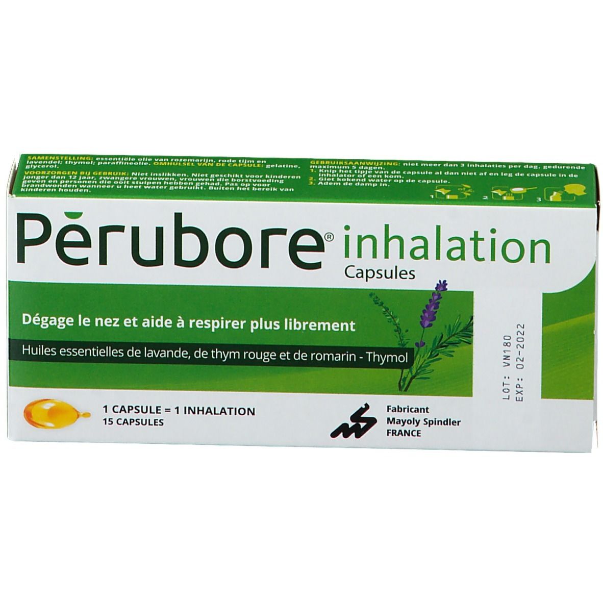 Pérubore Inhalation 15 capsules