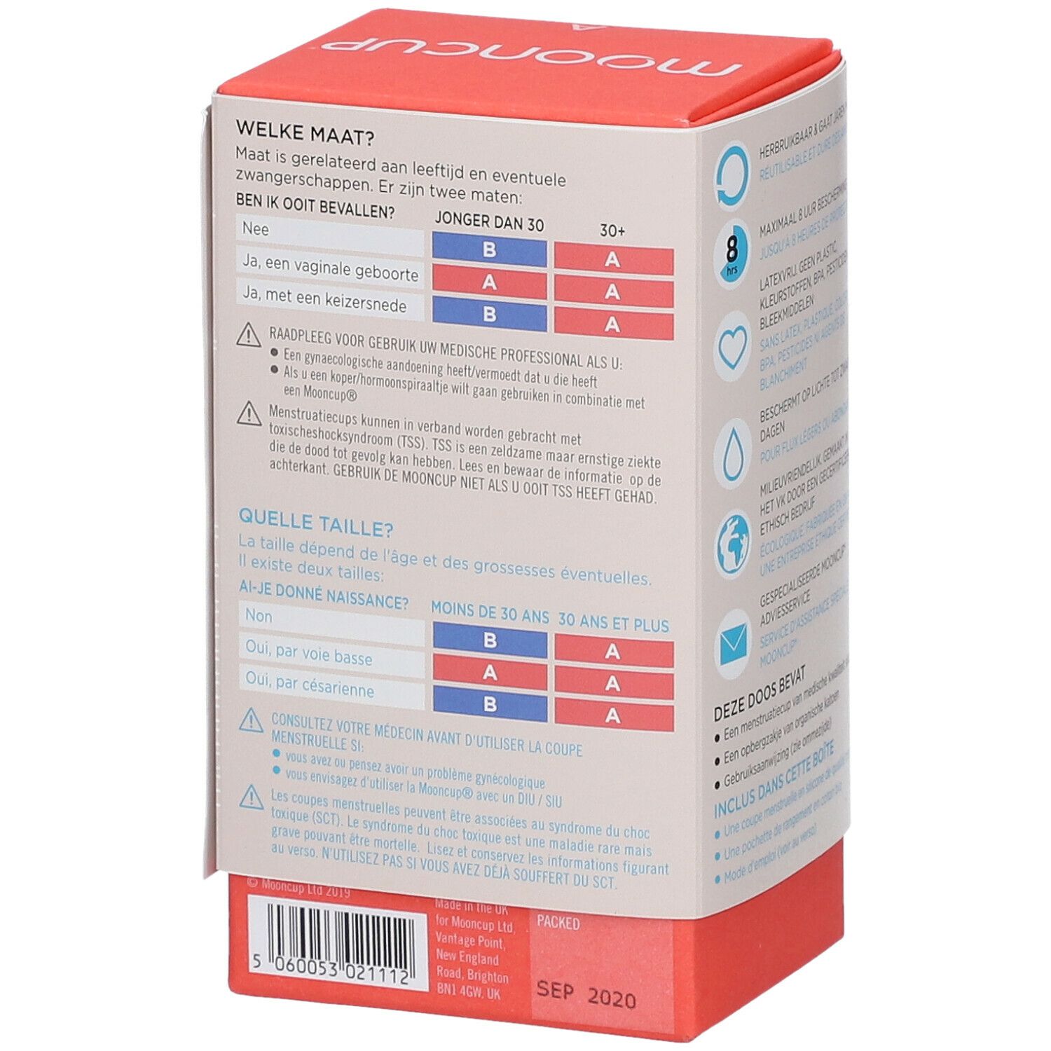 mooncup® wiederverwendbarer menstruationsbecher