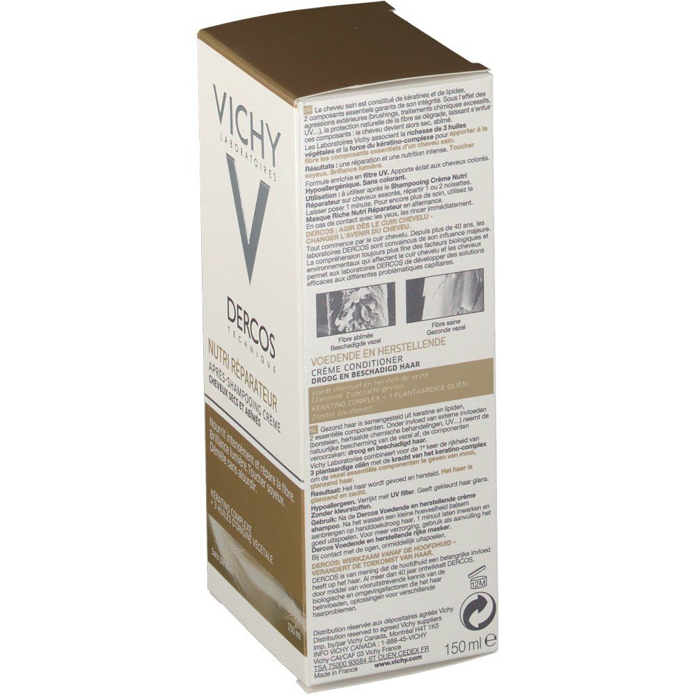 Vichy Dercos Ntutri Réparateur Après-Shampooing Crème