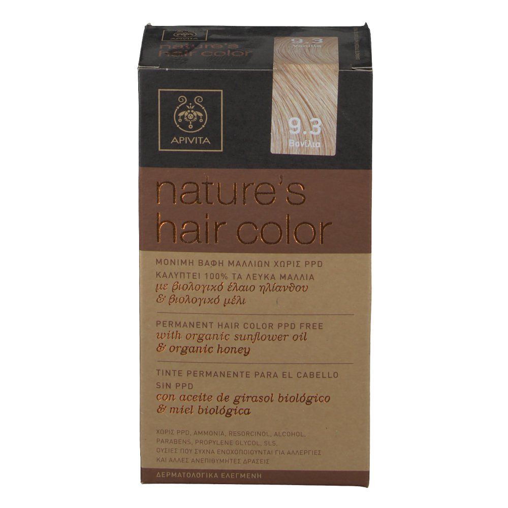 Apivita Coloration Capillaire N9.3 Vanille