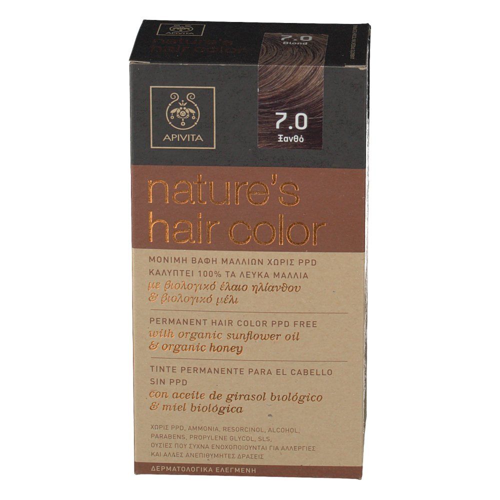 APIVITA Natürliche Haarcoloration No. 7.0 Blond