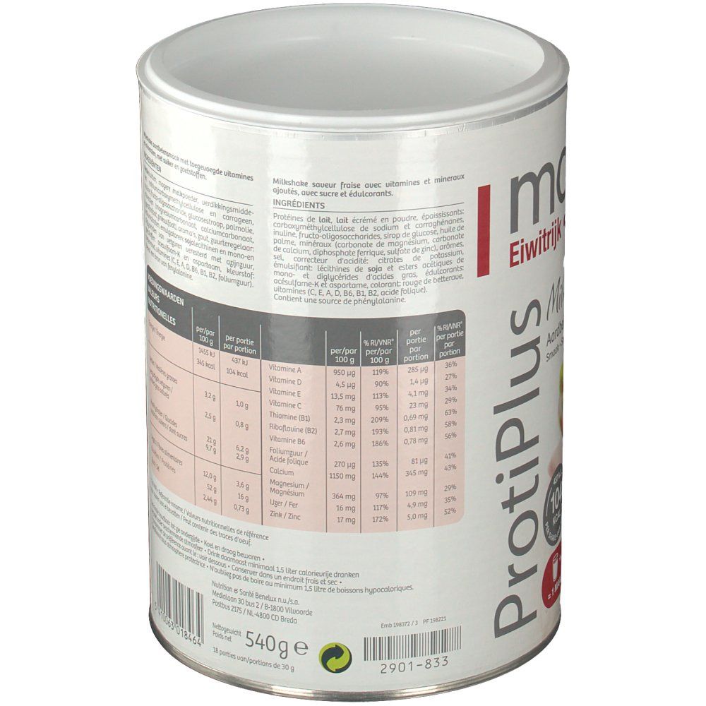 modifast® ProtiPlus Milchshake Erdbeergeschmack