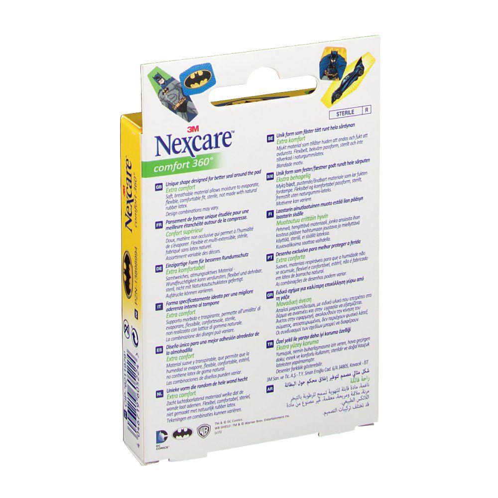 3M Nexcare™ Comfort 360° Batman Pflaster 2 Größen
