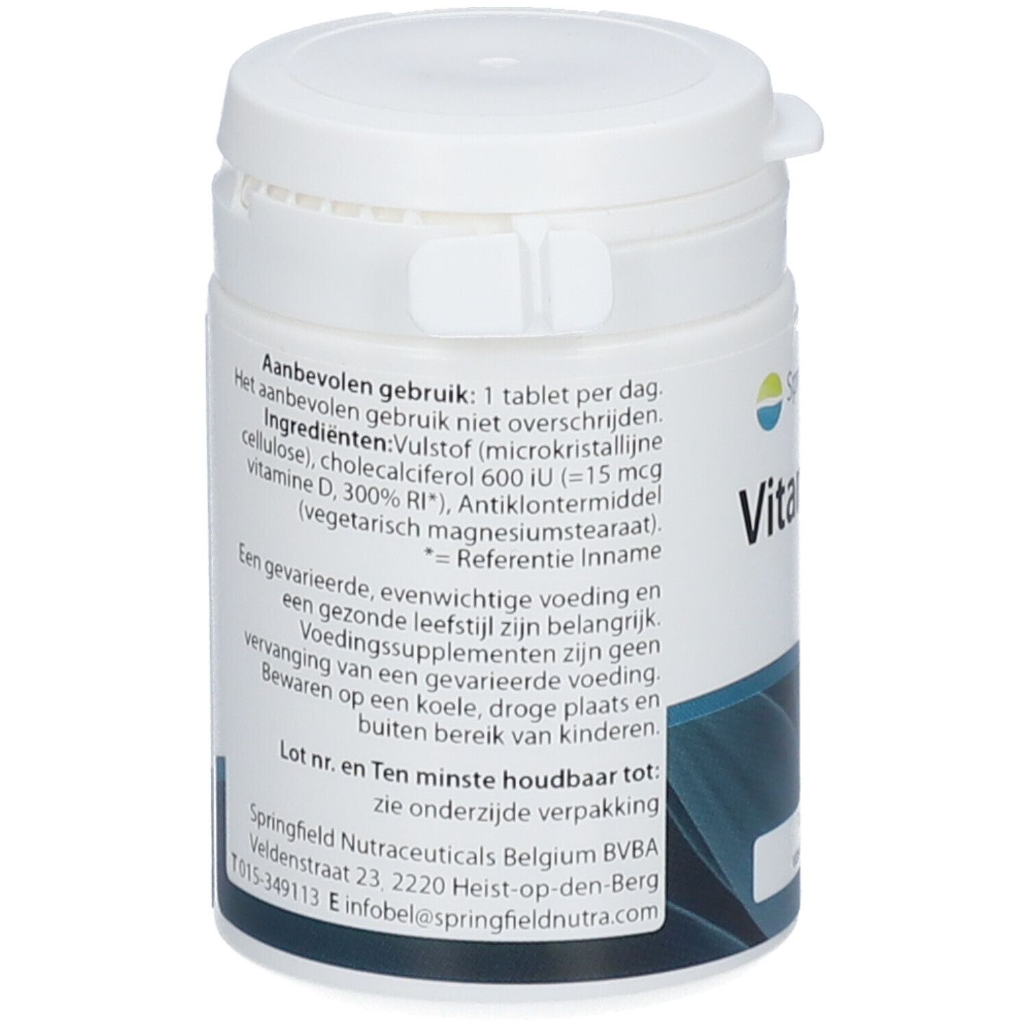 Springfield Vitamin D3 Cholecalciferol 15 µg