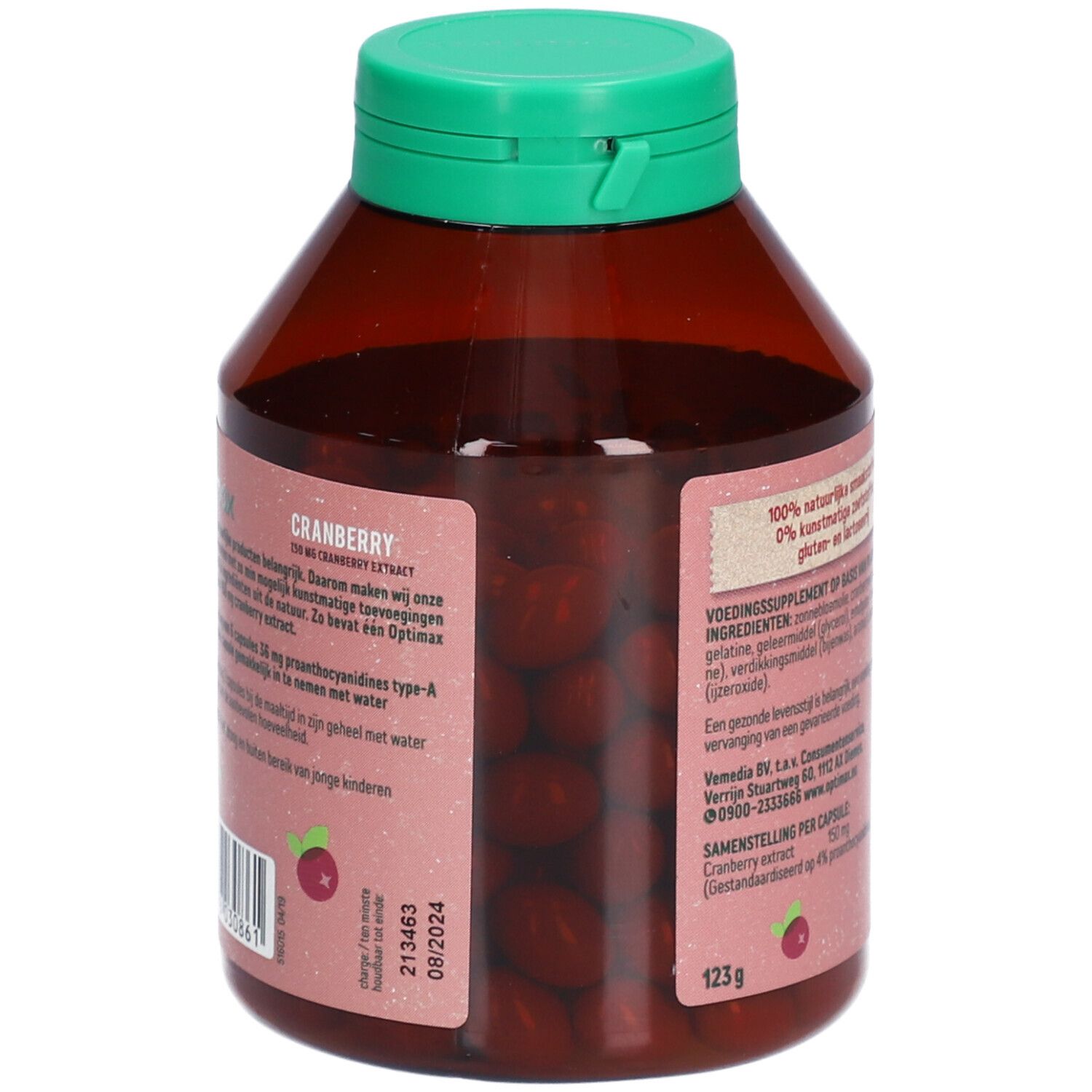 Optimax Plus Cysticare Cranberry Femme
