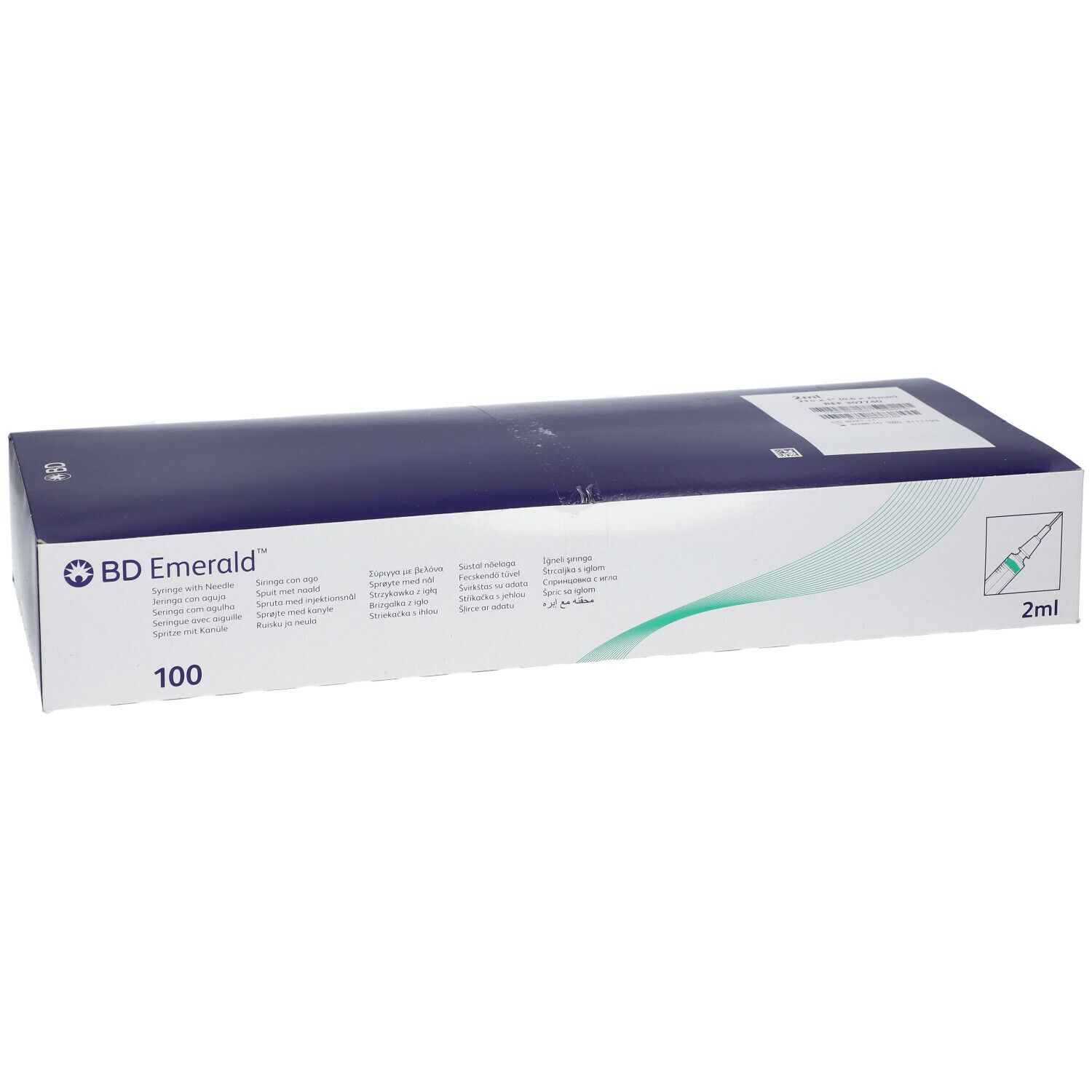 BD Emerald Seringue 2ml + Aiguille 23G (0,6 x 25 mm)