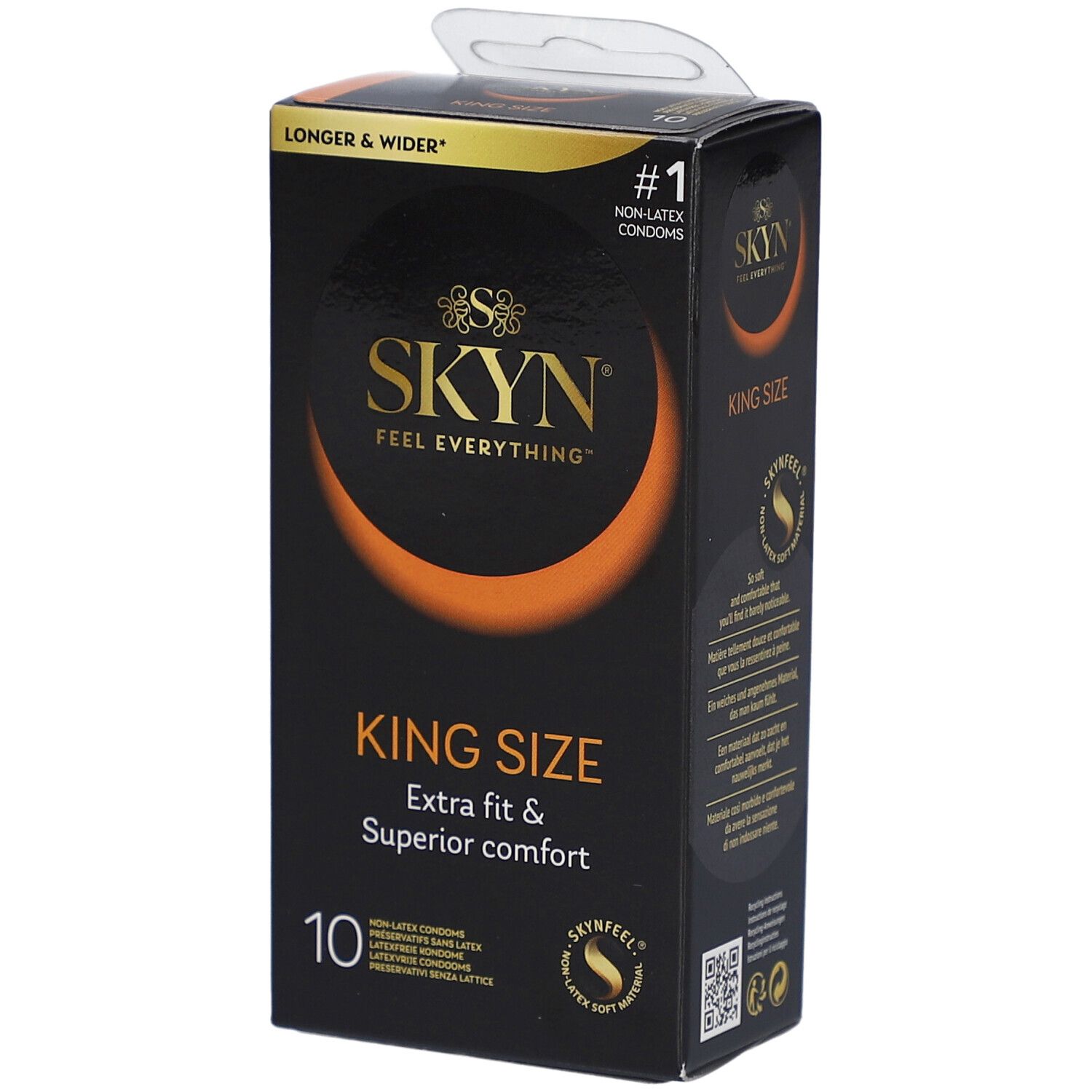Préservatifs Manix SKYN King Size - Lot De 10 - Sensoprène (sans Latex) - Neuf
