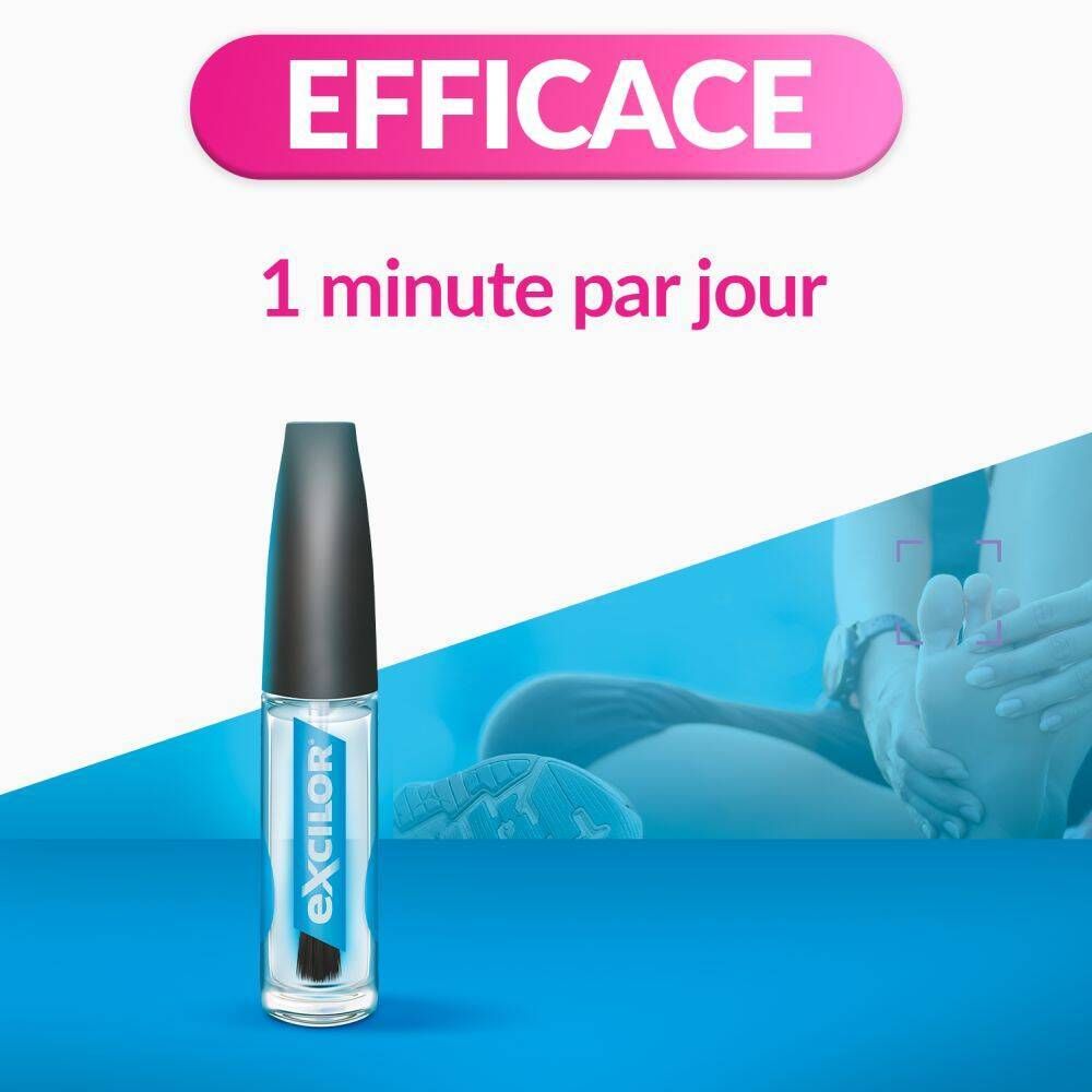 EXCILOR Solution Traitement de la Mycose de l'Ongle