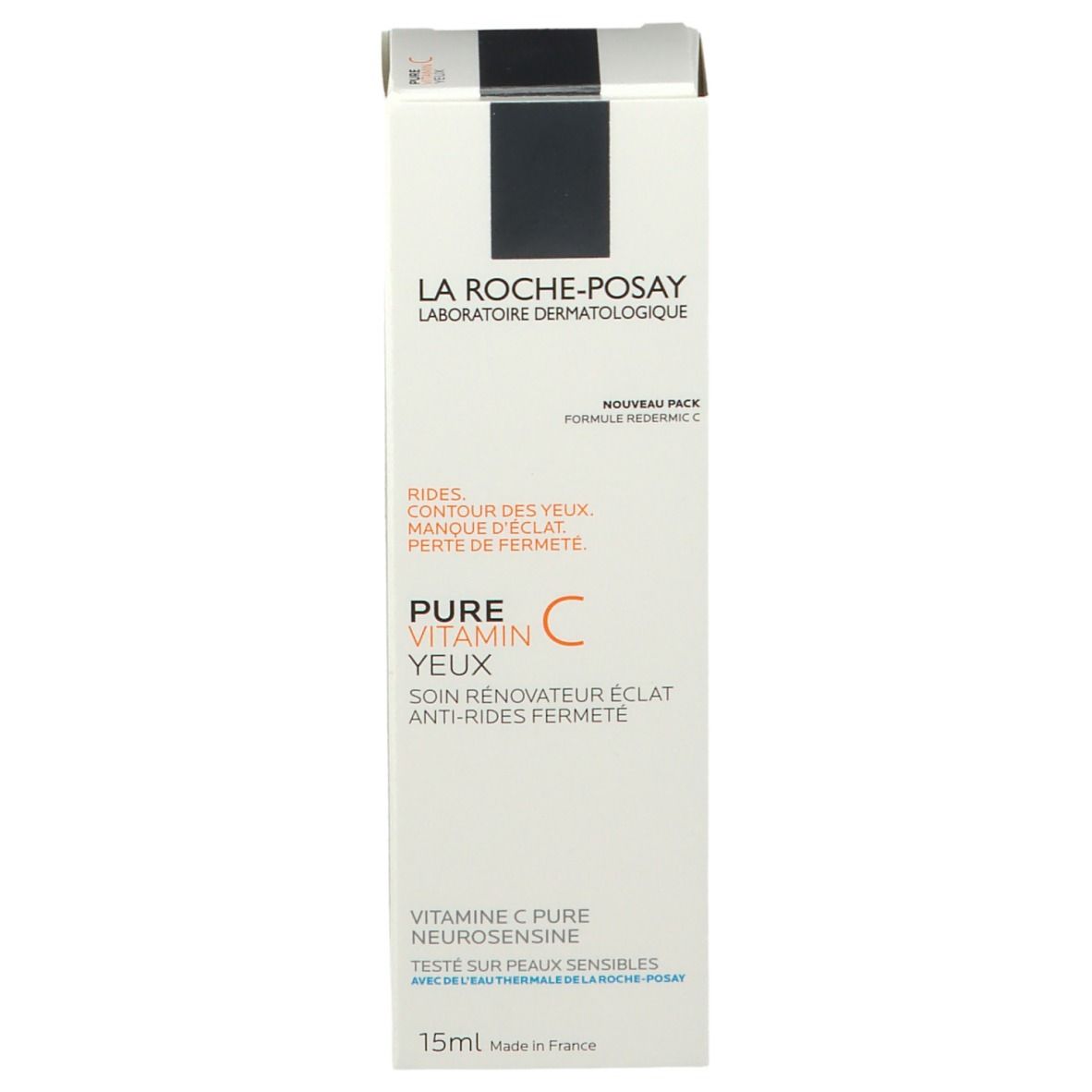Pure Vitamin C Yeux anti-rides éclat à la vitamine C pure tube 15 ml