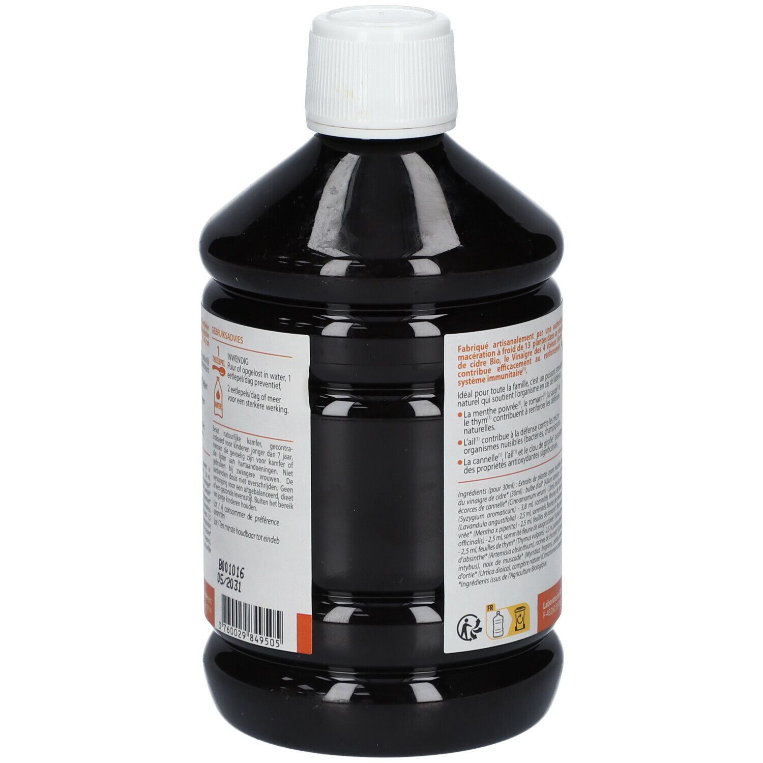 BIOFLORAL ELIXIR Vinaigre des 4 Voleurs