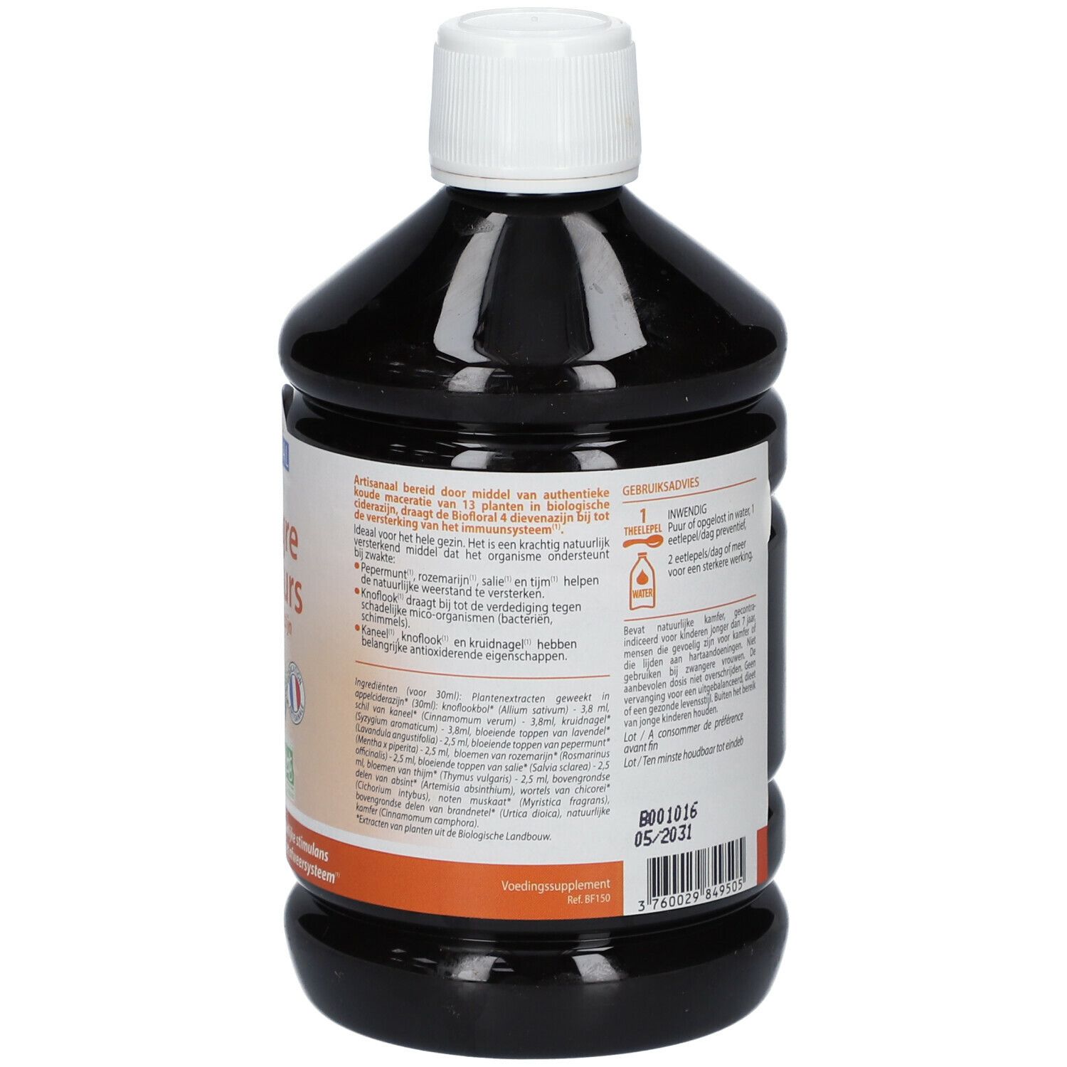 BIOFLORAL ELIXIR Vinaigre des 4 Voleurs