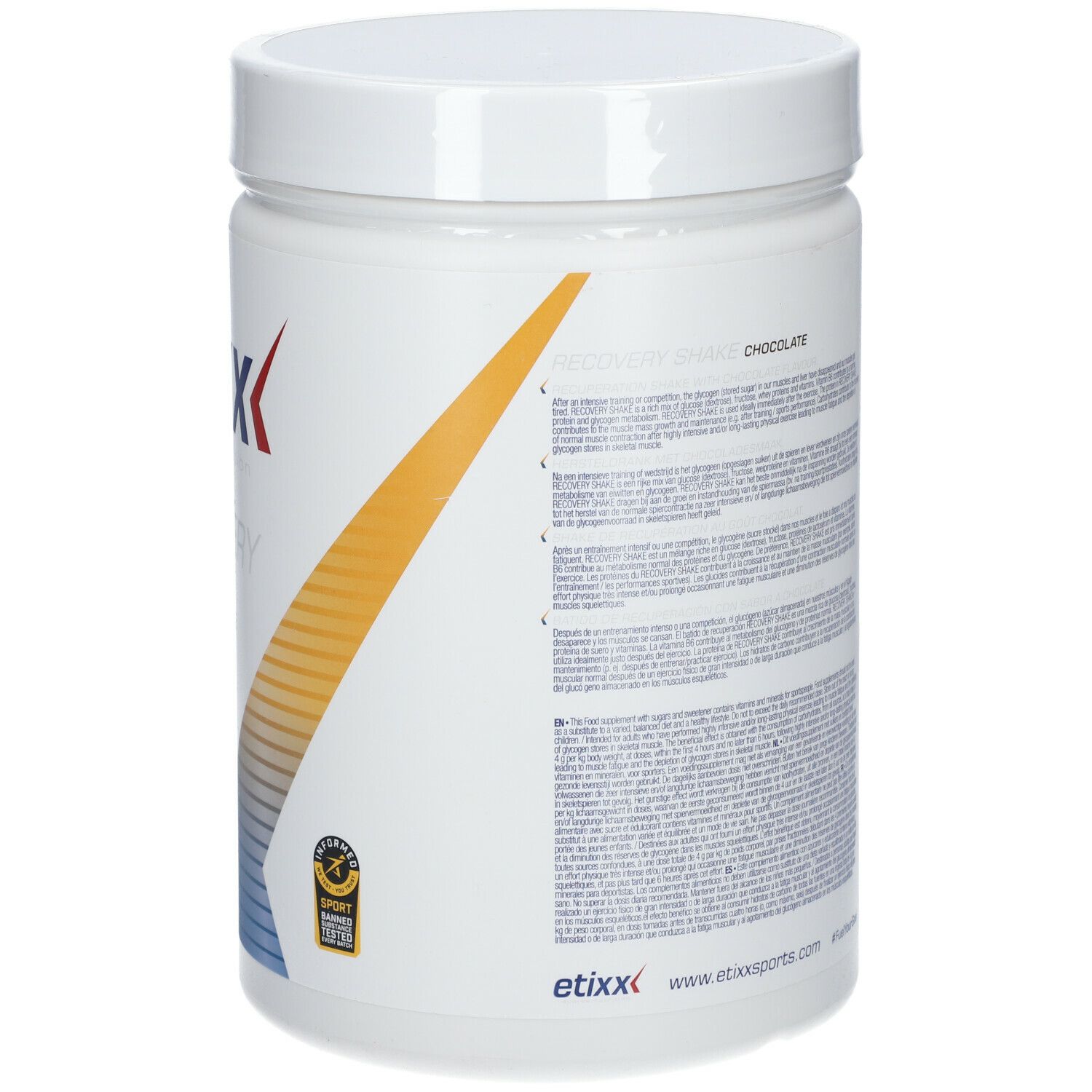 etixx Recovery Shake Schokoladen Geschmack