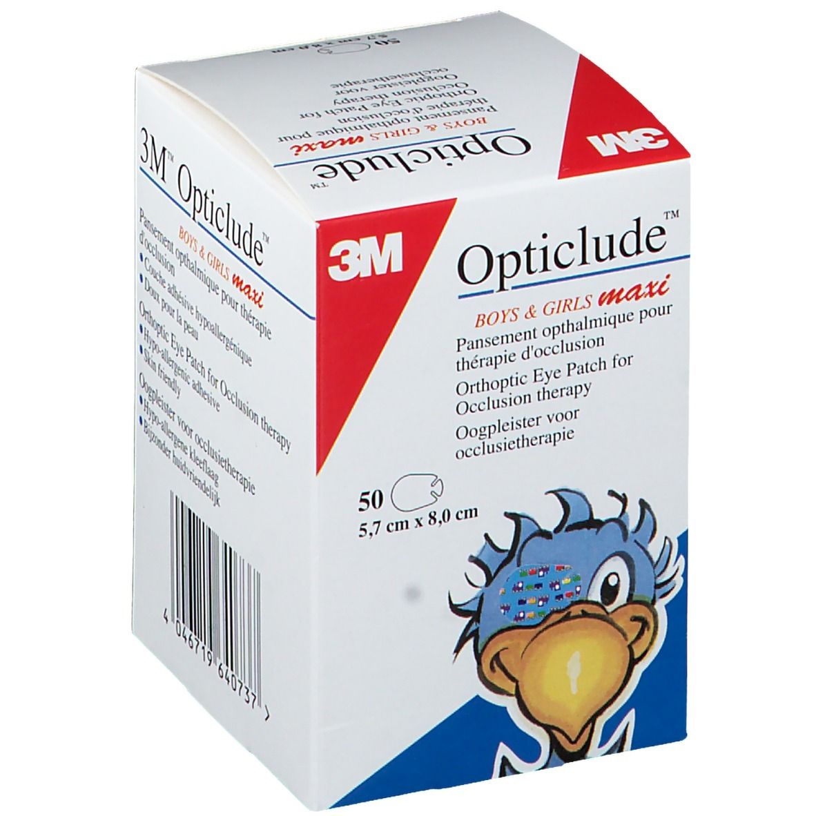 3M™ Opticlude™ Boys & Girls Augenpflaster Maxi 5,7 x 8,0 cm