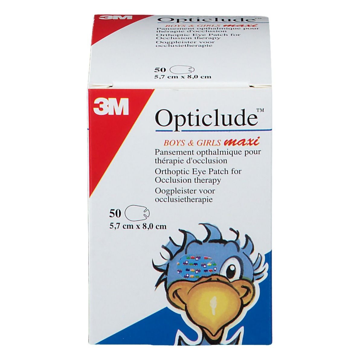 3M™ Opticlude™ Boys & Girls Augenpflaster Maxi 5,7 x 8,0 cm