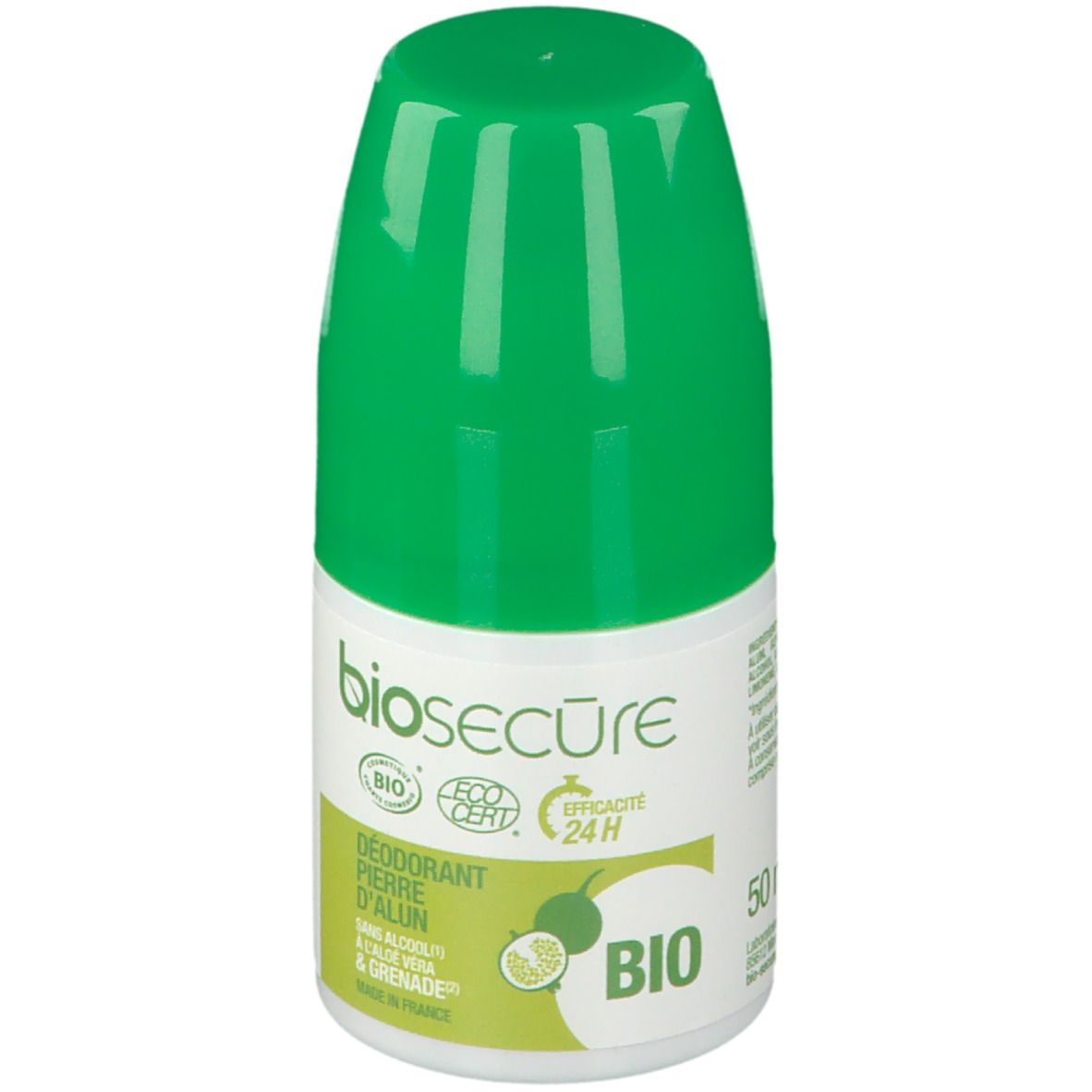 Bio Secure Déodorant Pierre d'Alun-Grenade Bio