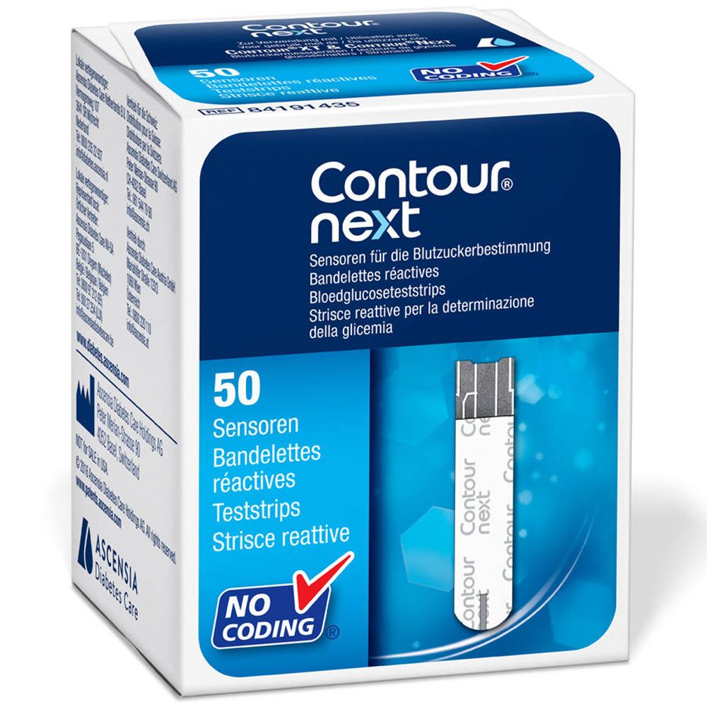 BAYER Contour® Next Blutzuckermessgerät Teststreifen