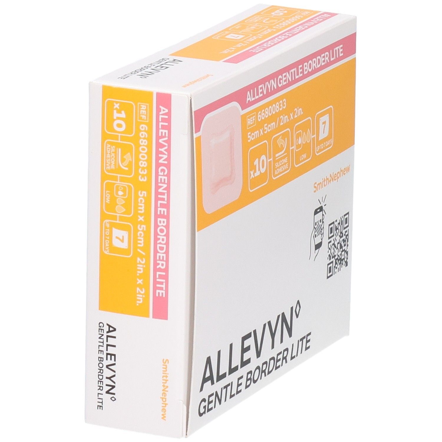 Allevyn Gentle Border Lite 5 x 5 cm