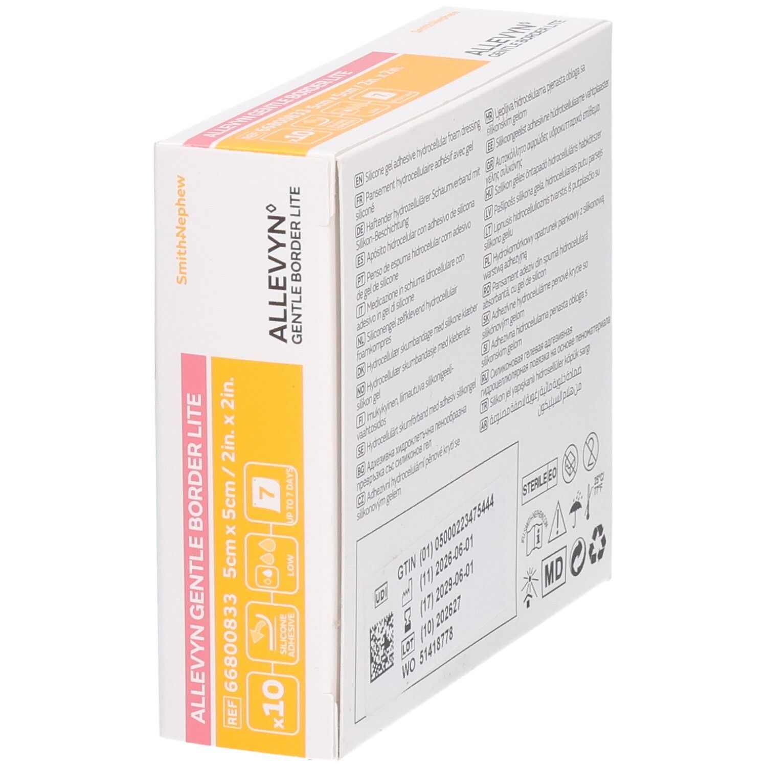 Allevyn Gentle Border Lite 5 x 5 cm