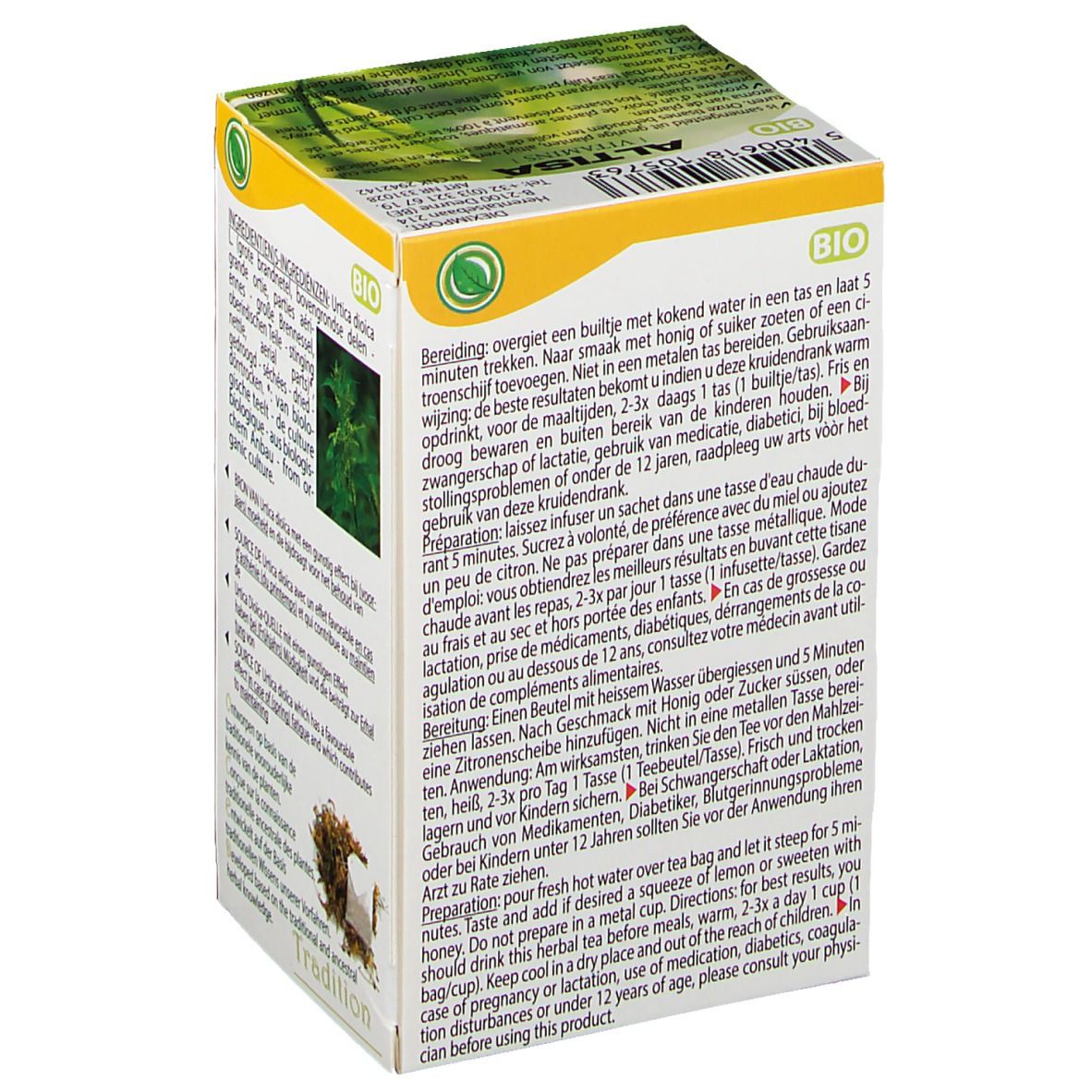 ALTISA® Bio-Kräutertee Brennnessel
