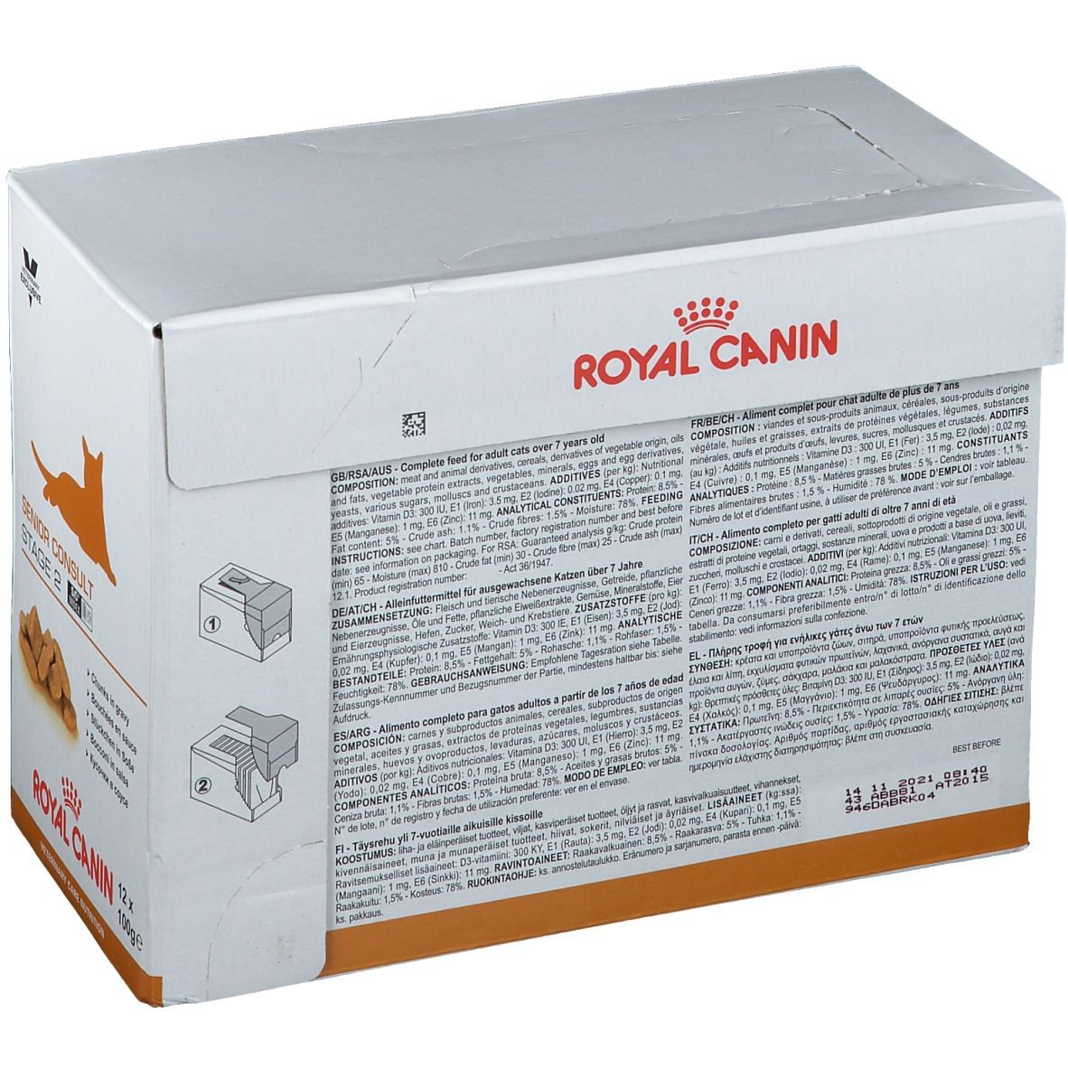 ROYAL CANIN SENIOR CONSULT STAGE 2 Wet für Katzen