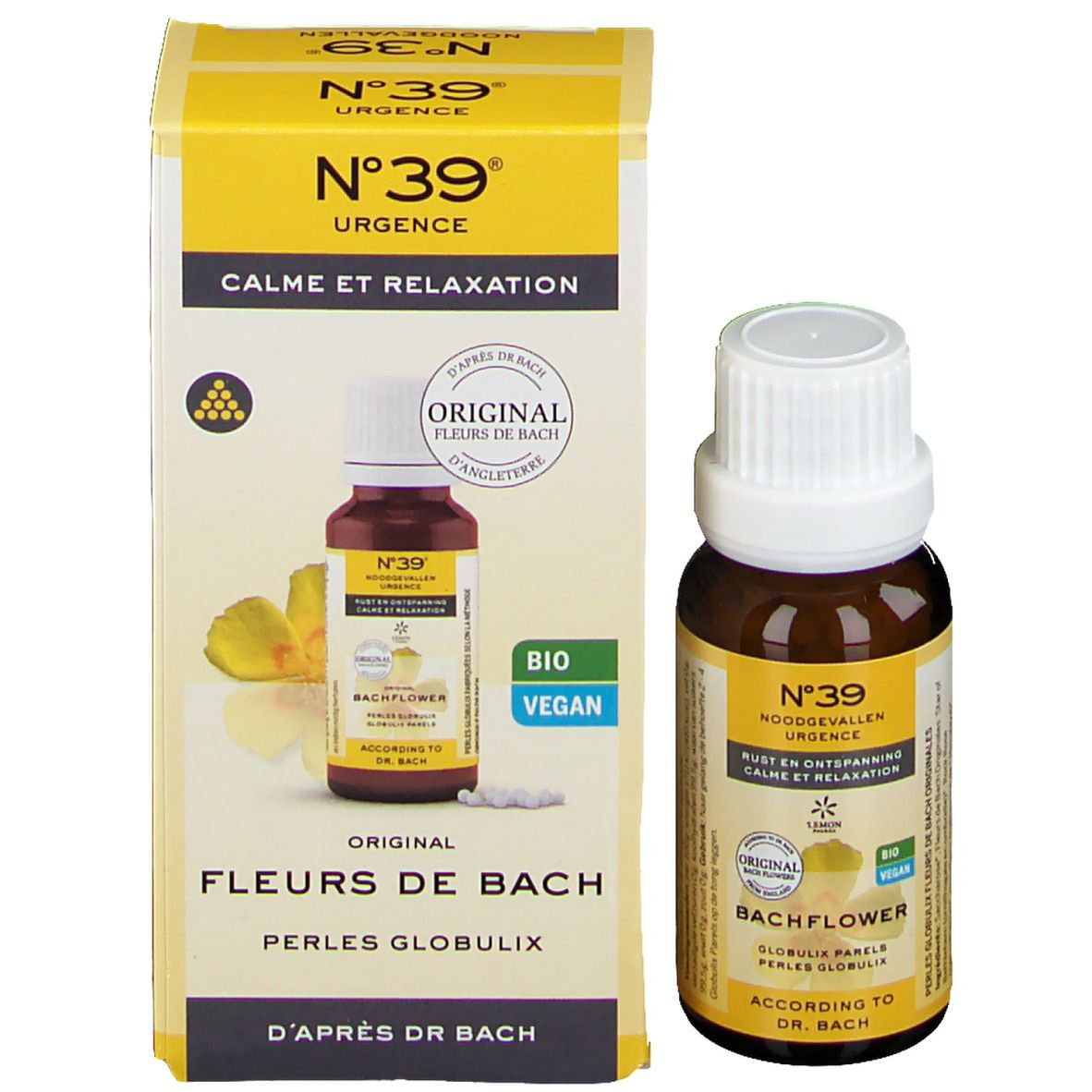 Fleurs de Bach Bio N°39 Urgence Perles Globulix