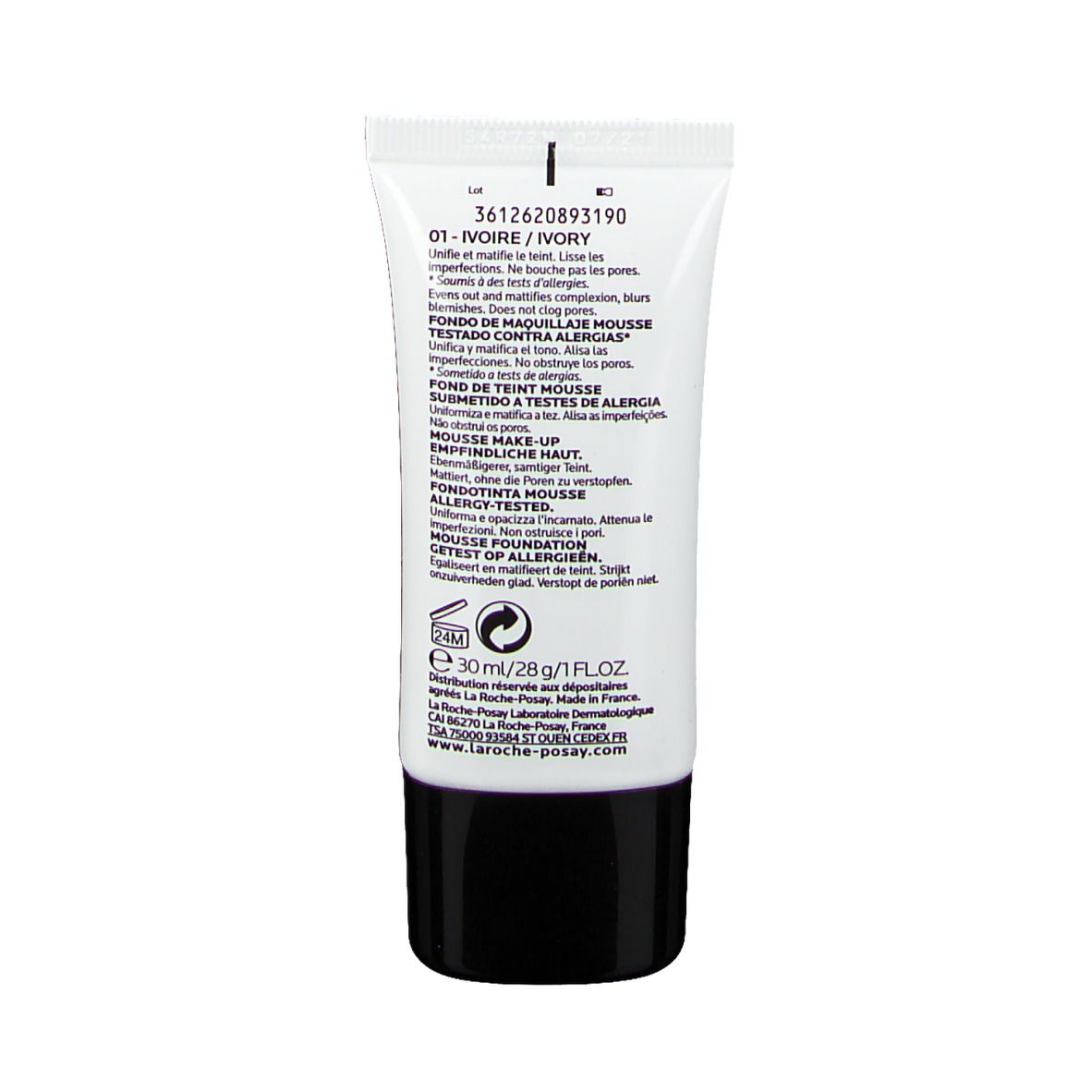 La Roche Posay Toleriane Foundation Mousse 01 ok NLENDE